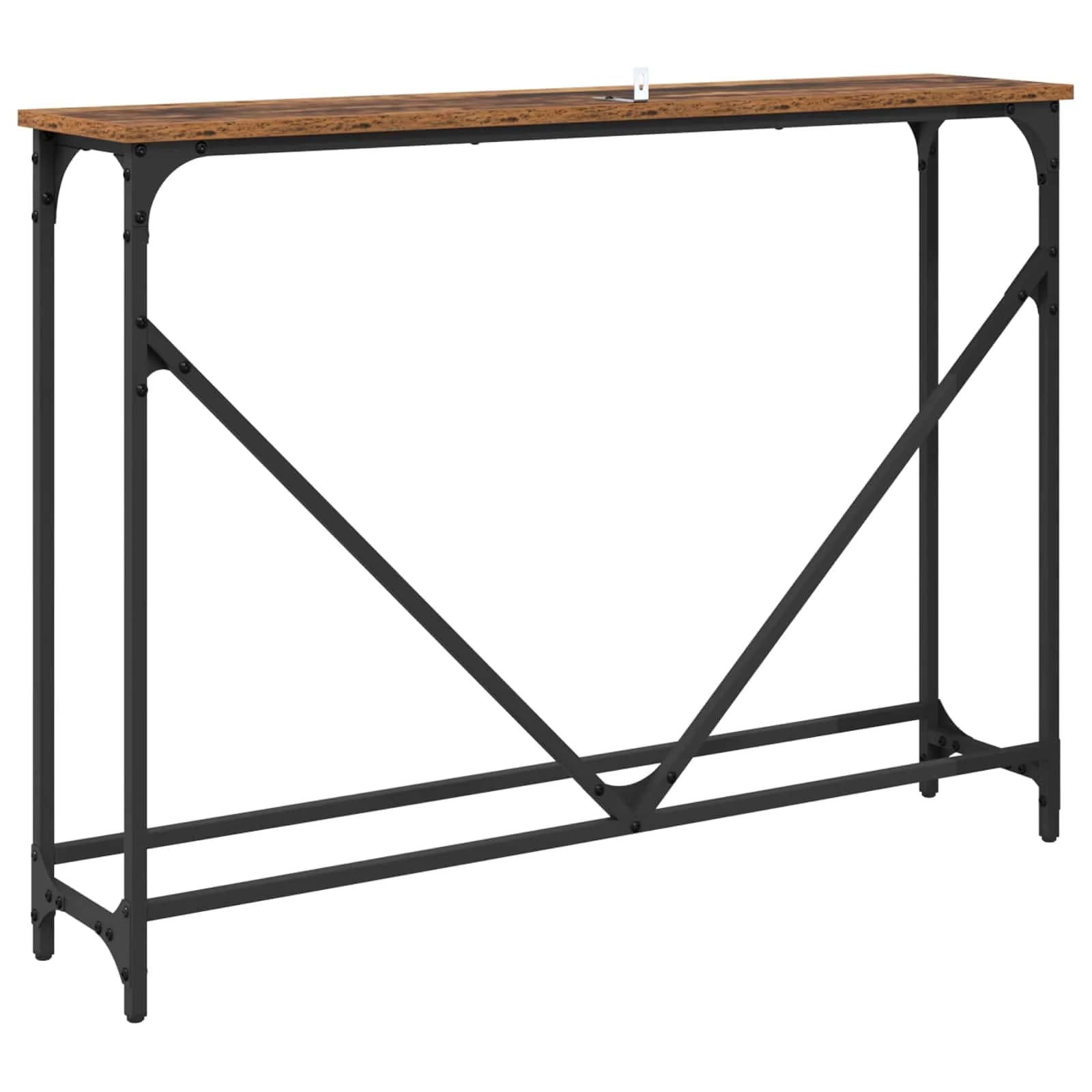 Konzolna miza Star les 102 x 23 x 75 cm Inženirski les - slika 7