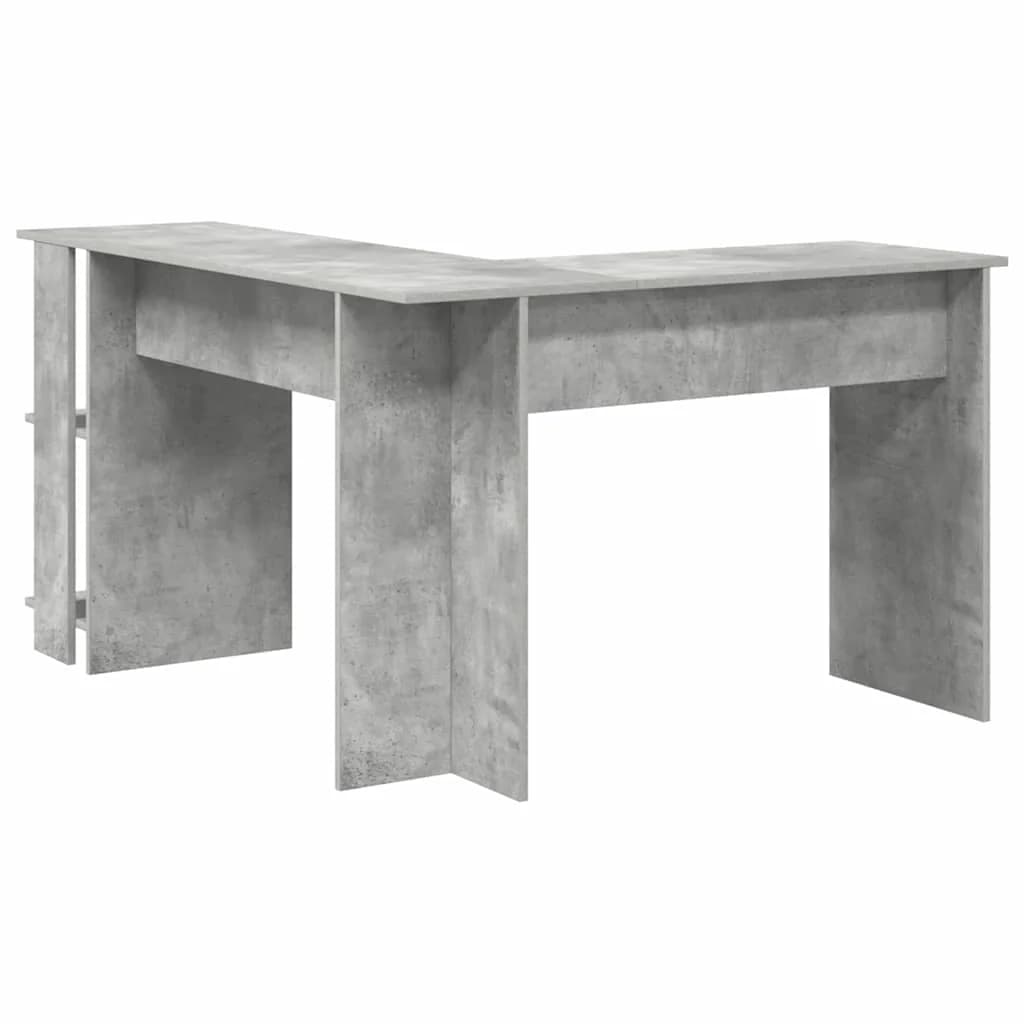 Kotniška miza Betonsko siva Inženirski les 140 x 113,5 x 75 cm - slika 7