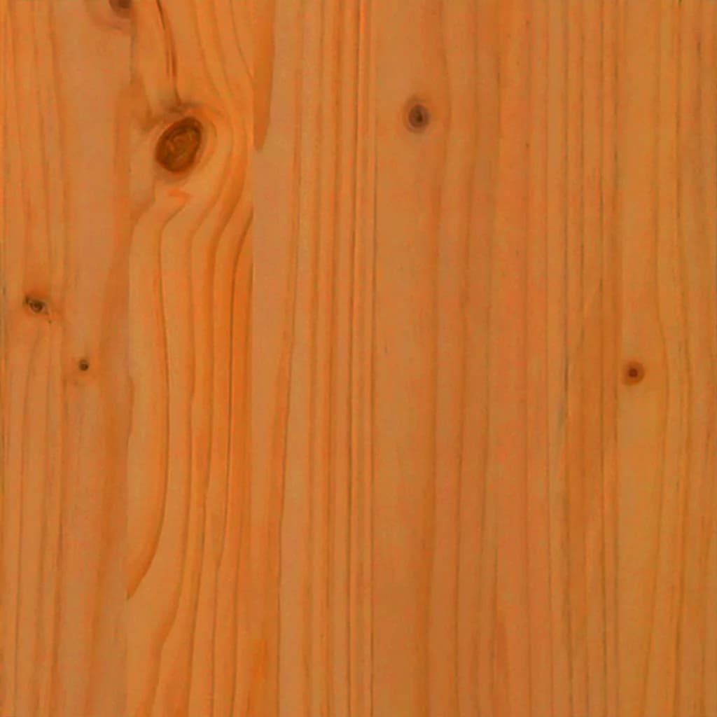 Zunanja klop Rjava 119 x 37 x 47 cm Masivno borovo les - slika 8