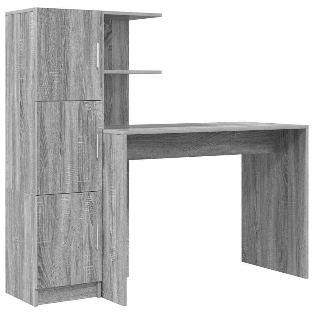 Miza Siva Sonoma 133,5 x 50 x 124 cm 2 kos - slika 2
