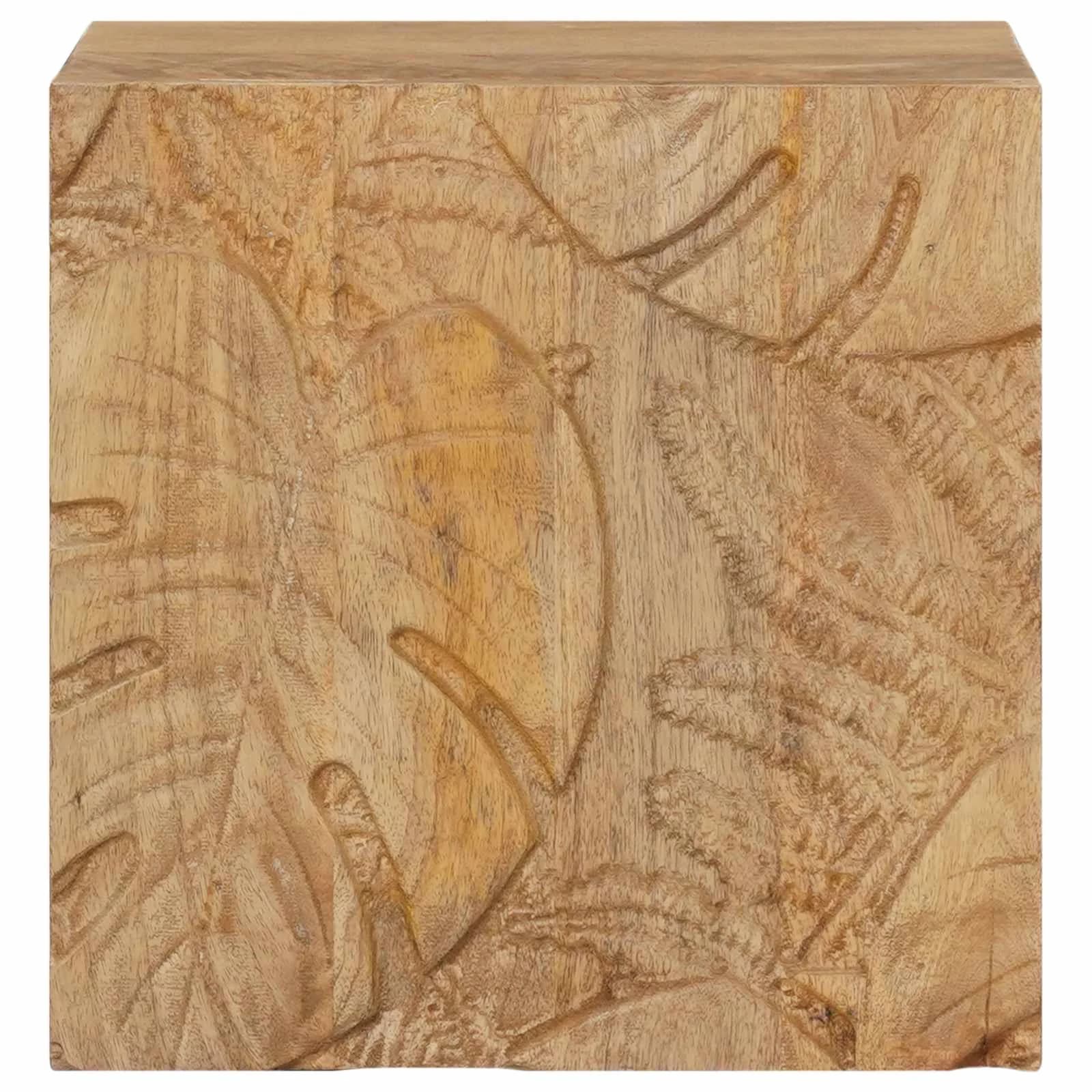 Ročno izdelana nočna omarica Teak rjava 40x30x40 cm - slika 5