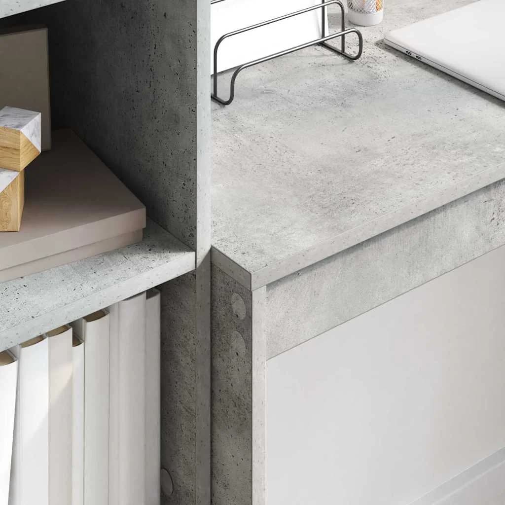 Miza Betonsko siva 100 x 40 x 76 cm - slika 4
