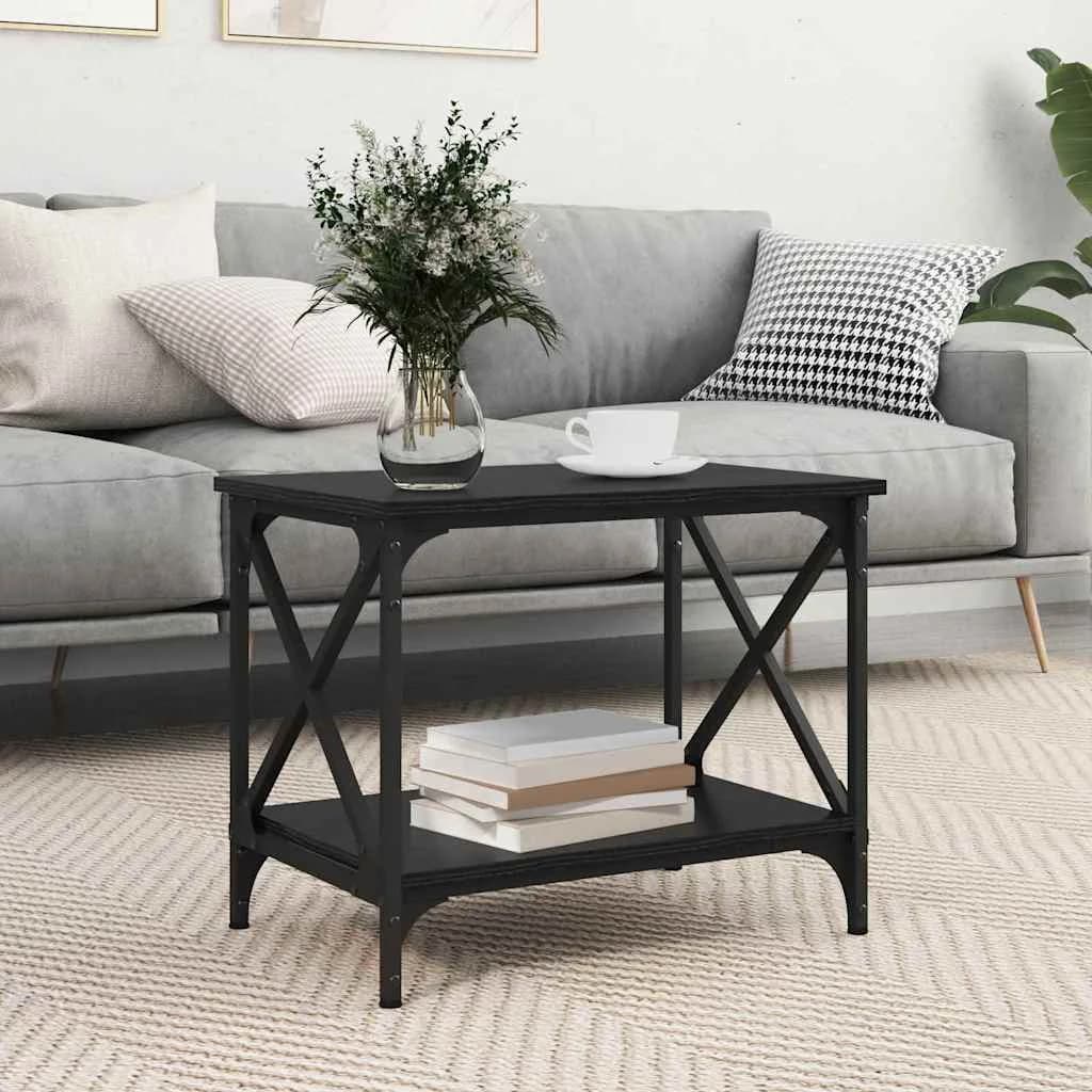 Stranska miza Črna Orehovina 55 x 38 x 45 cm Inženirski les