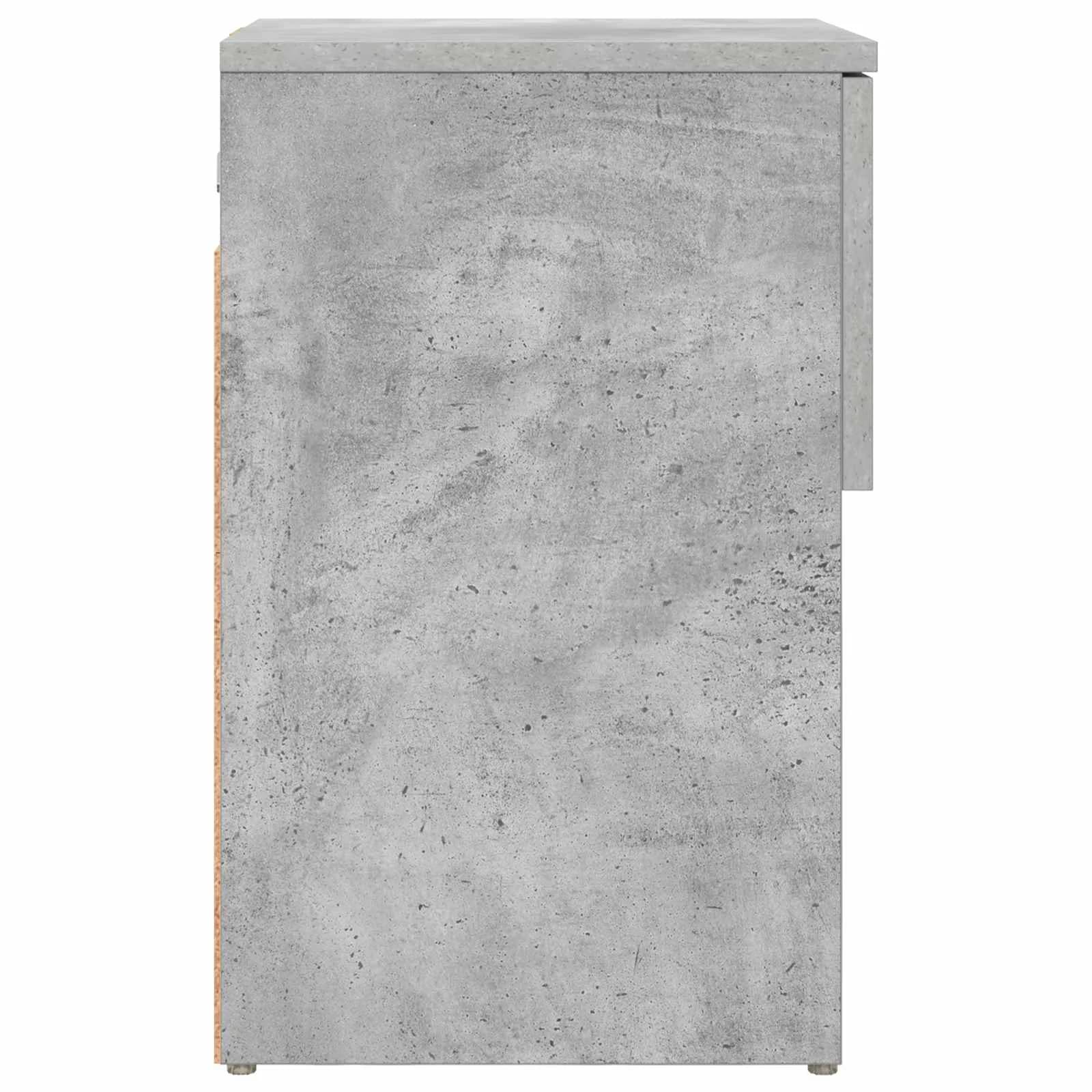 Posteljna omarica 2 kos Betonsko siva 29 x 31,5 x 49 cm - slika 8