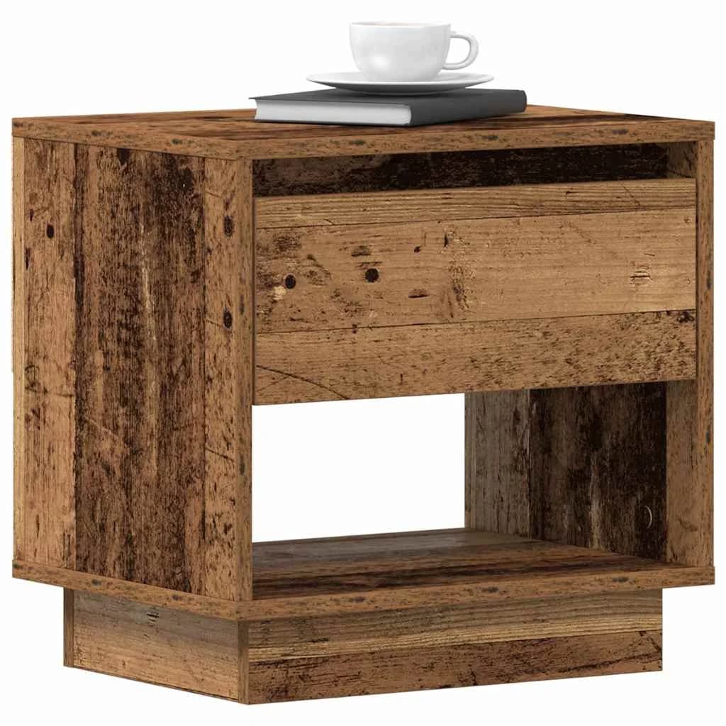 Nočna omarica 2 kos Star les 45 x 34 x 44 cm Inženirski les - slika 3