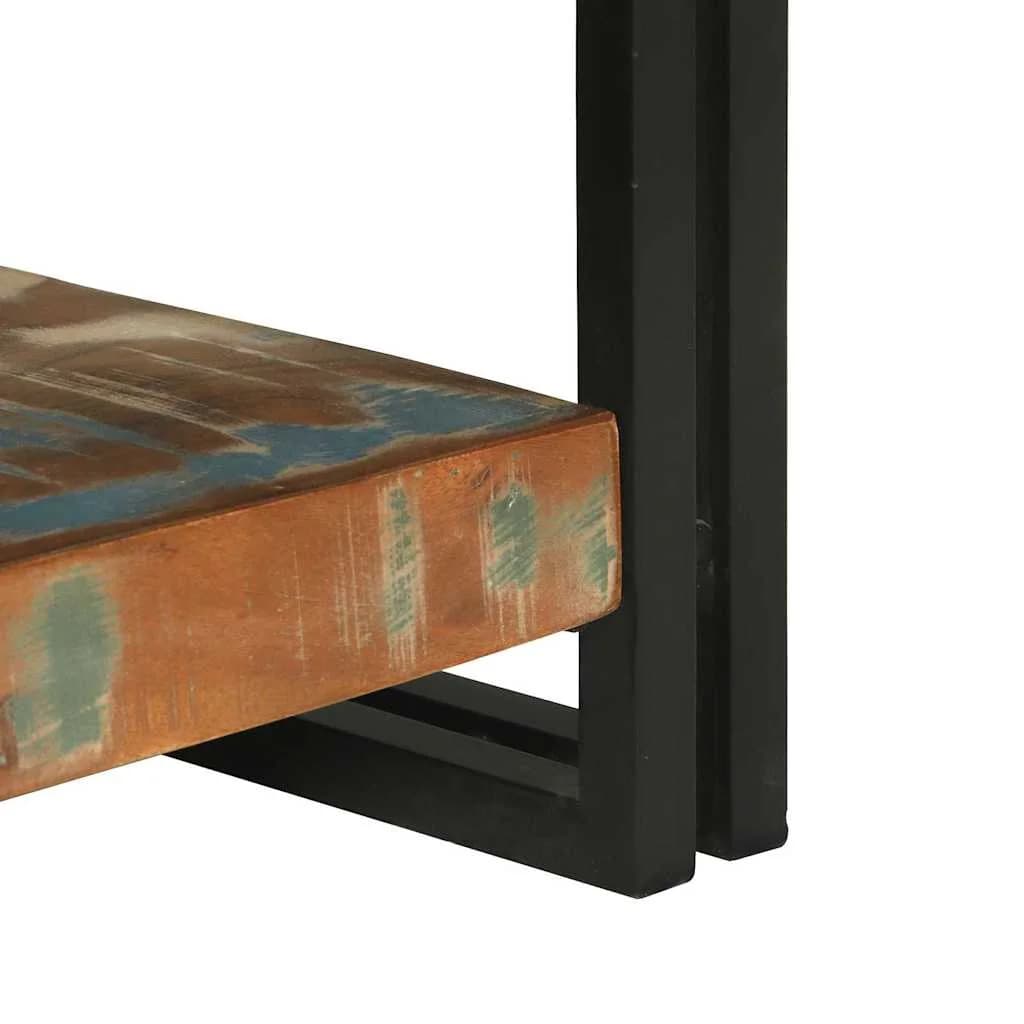 Klubska miza večbarvno 120 x 50 x 38 cm Trdna obnovljena les - slika 7