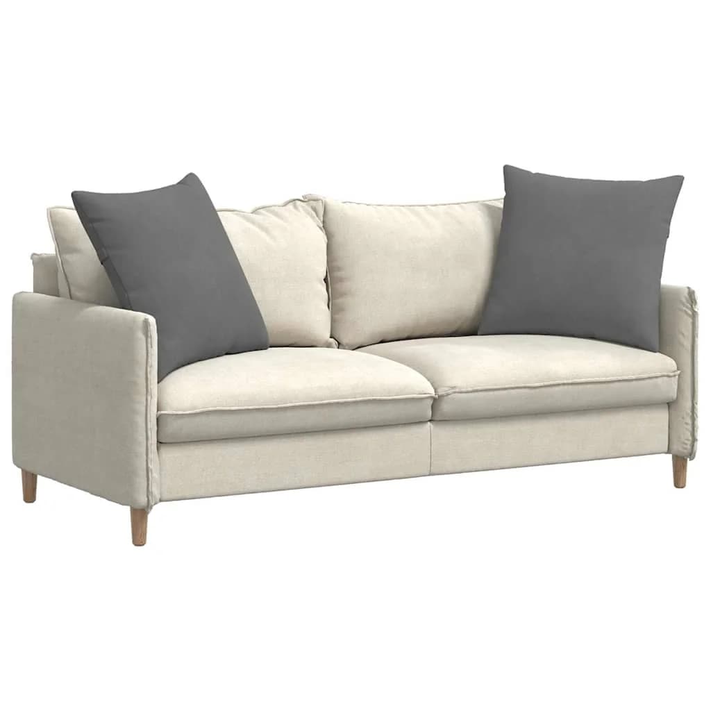 Blazine za kavč 2 pcs Temno siva 80 x 80 cm blago - slika 3