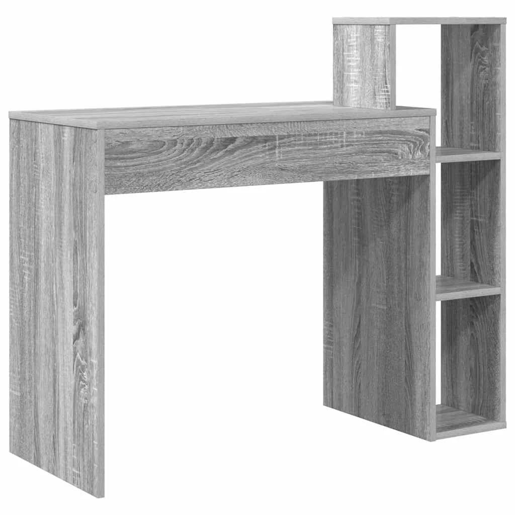 Miza Siva Sonoma Inženirski les 100 x 40 x 90 cm - slika 7