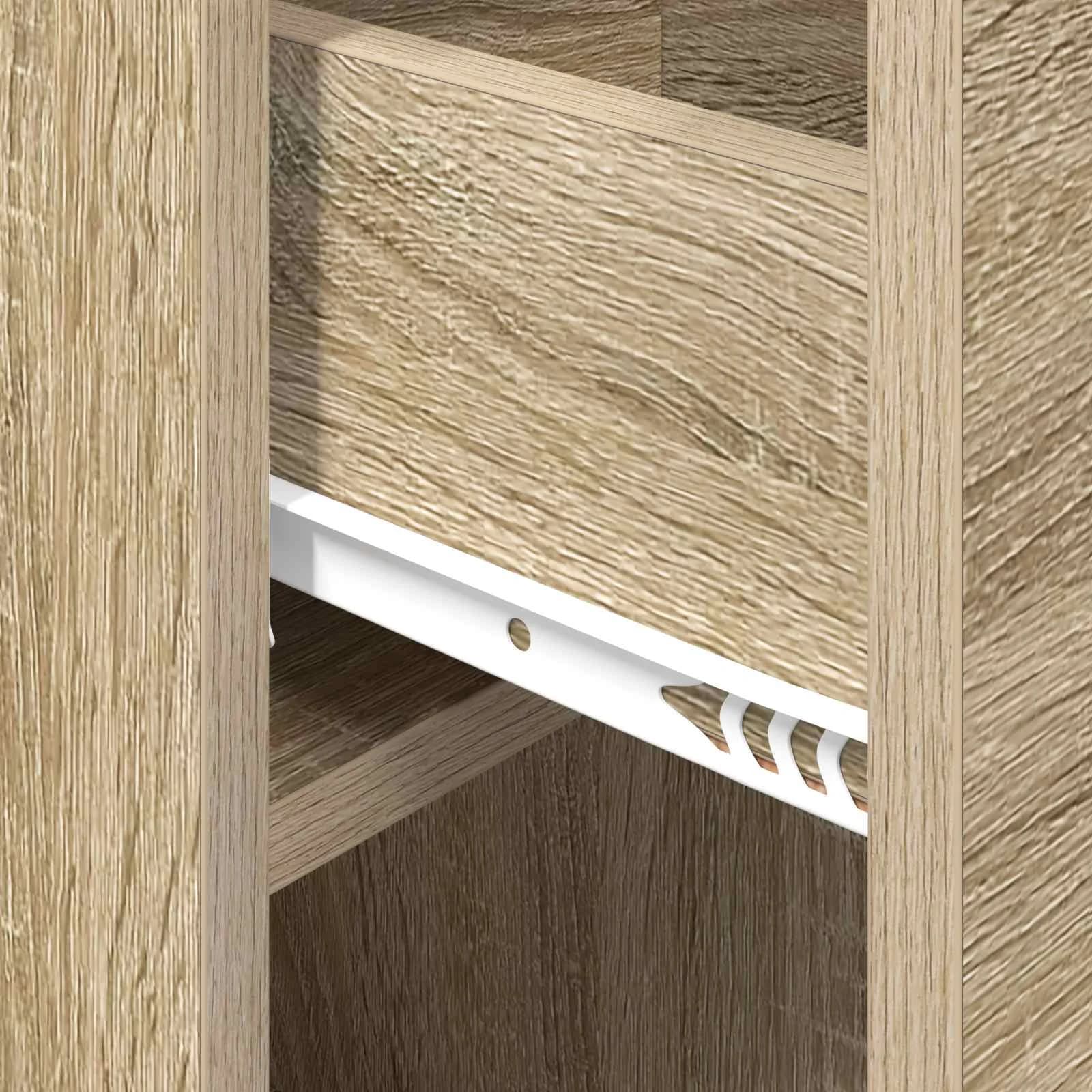 Posteljna omarica 2 kos Sonoma hrast 29 x 31,5 x 49 cm - slika 11