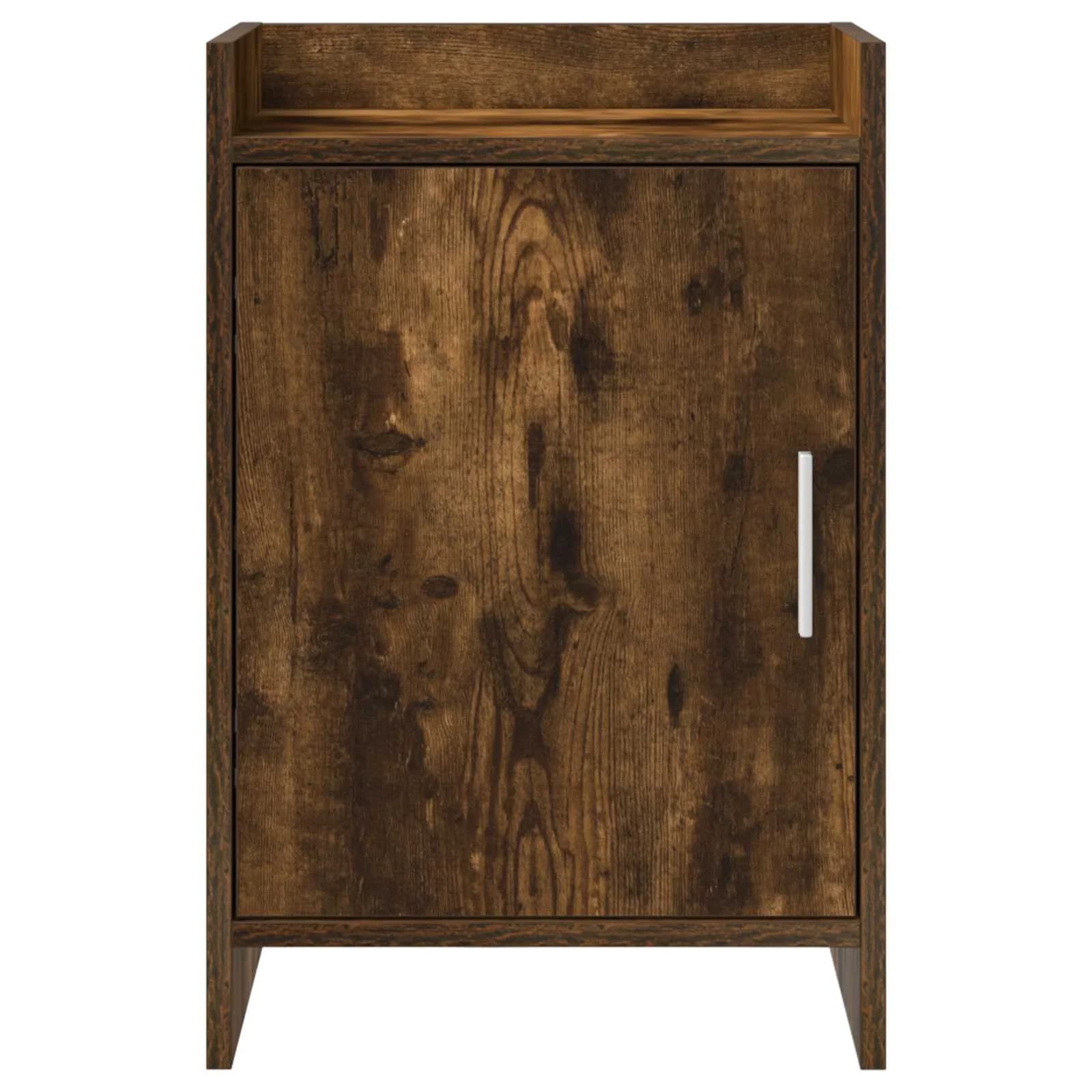 Posteljne mize 2 kos Dimljen hrast 40 x 30 x 60 cm - slika 4