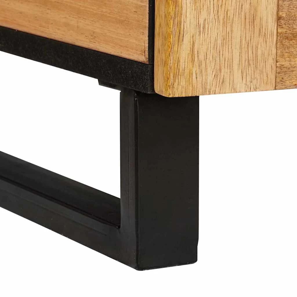 Klubska miza Umetni hrast 80 x 54 x 40 cm Masiven les manga - slika 8