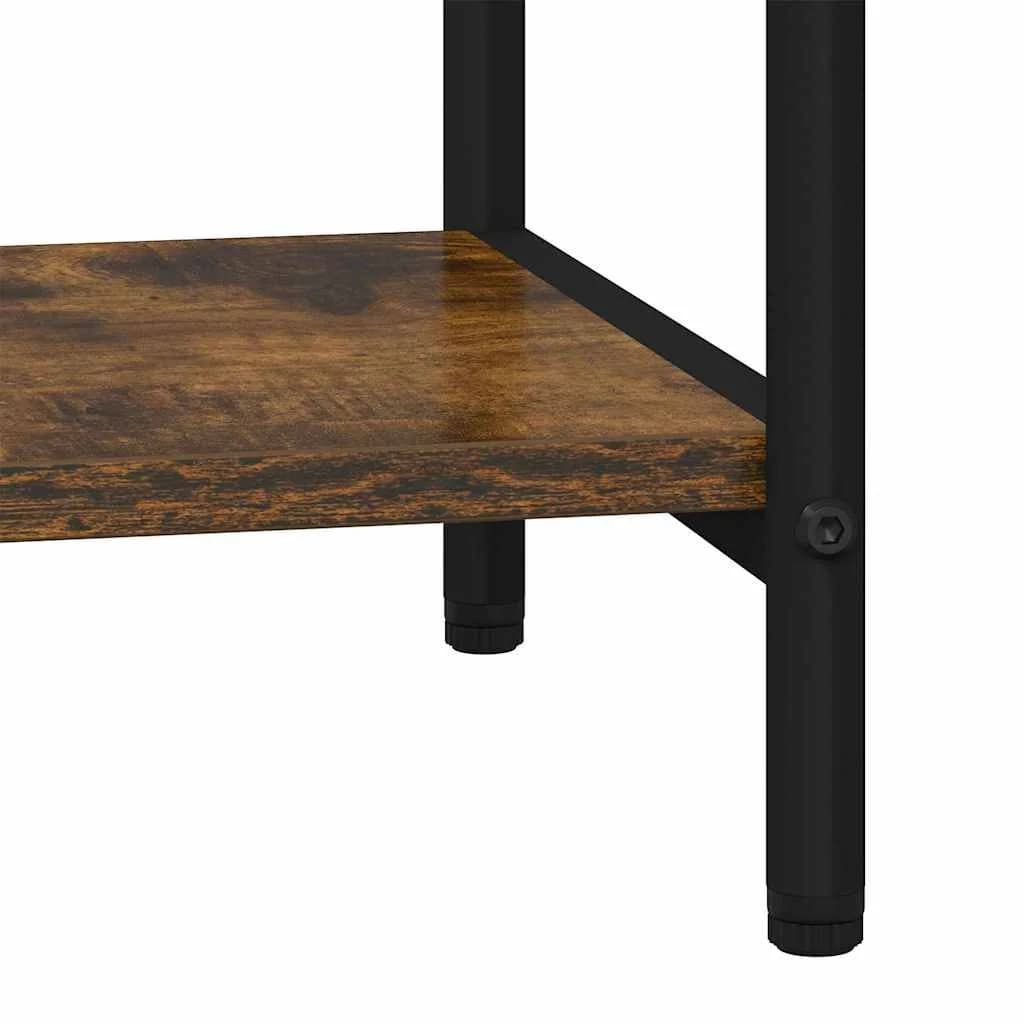 Knjižna polica 3 nivojev 80 x 30 x 109 cm Inženirski les - slika 8