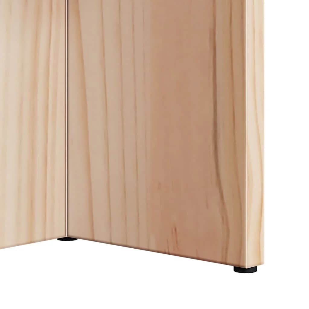 Klubska miza Naravna 80 x 39,5 x 35 cm Trden borov les - slika 11