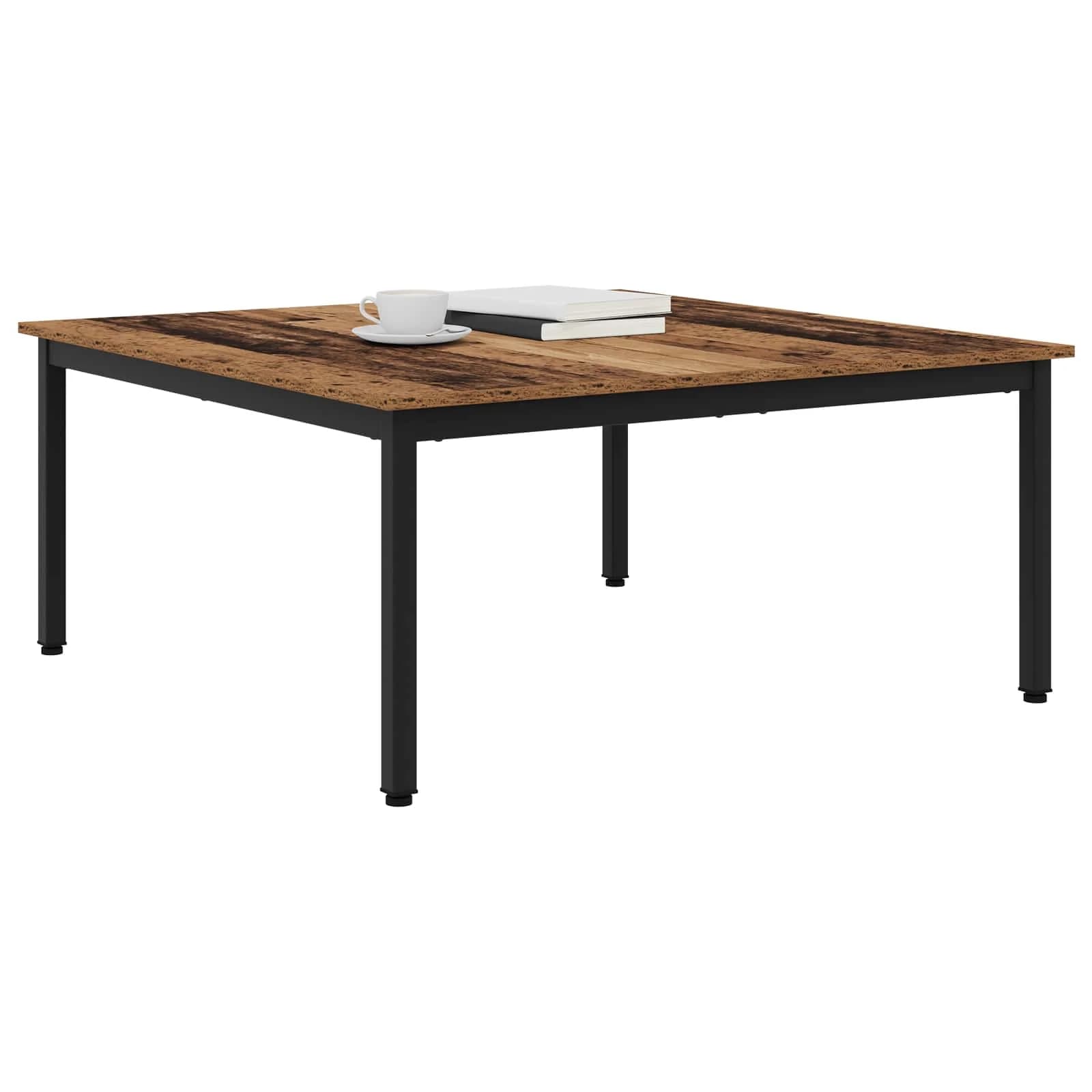 Klubska miza Star les 100 x 100 x 45 cm Inženirski les - slika 3