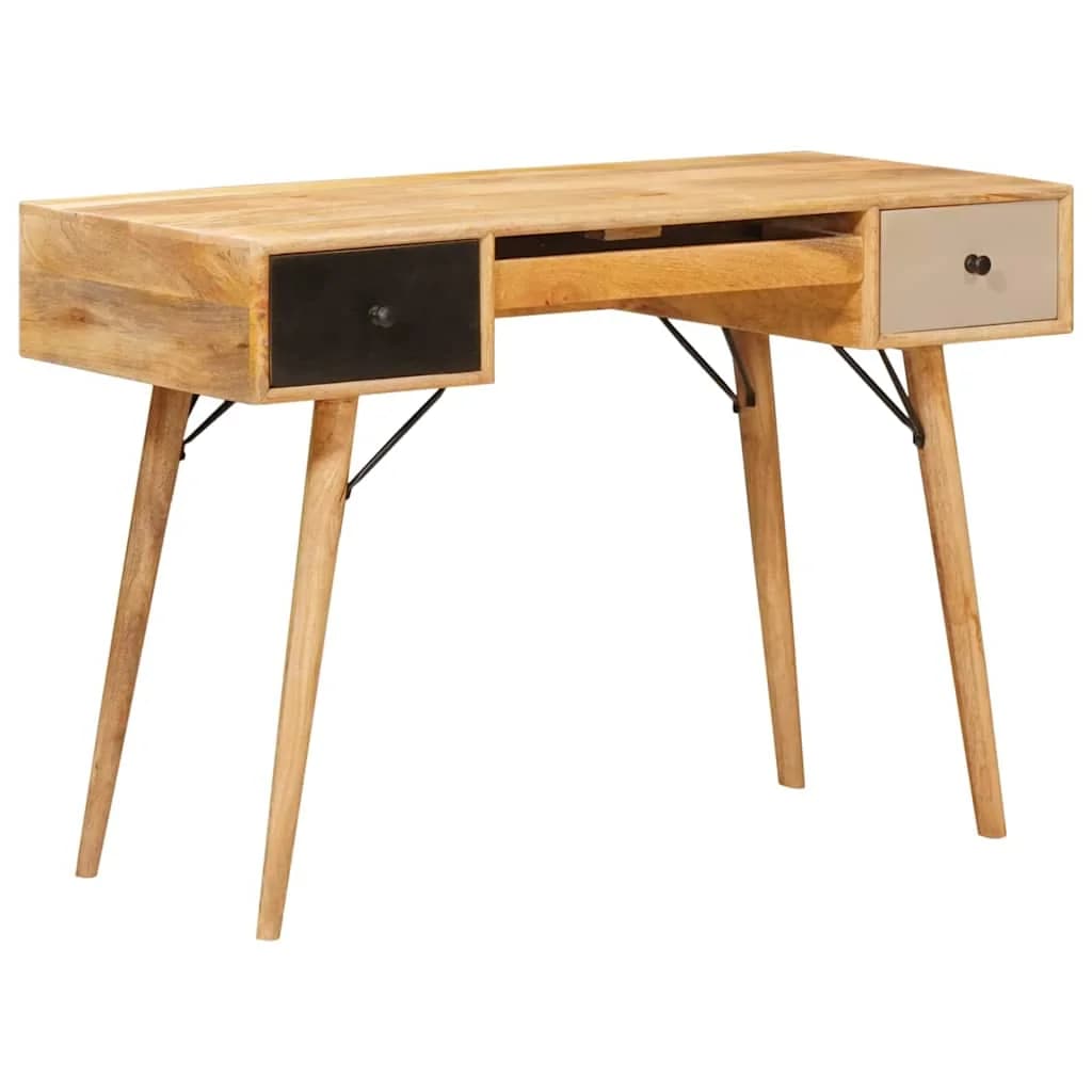 Pisalna miza Rjava 110 x 55 x 76 cm Masiven les manga - slika 5
