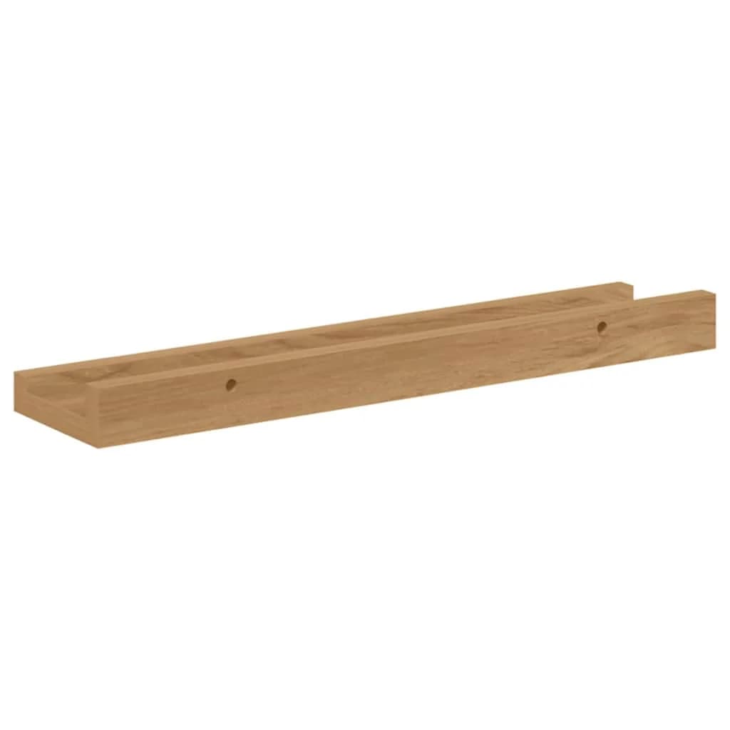 Stenska polica Montaža za steno 4 kos Rjava 40 x 9 x 3 cm - slika 9
