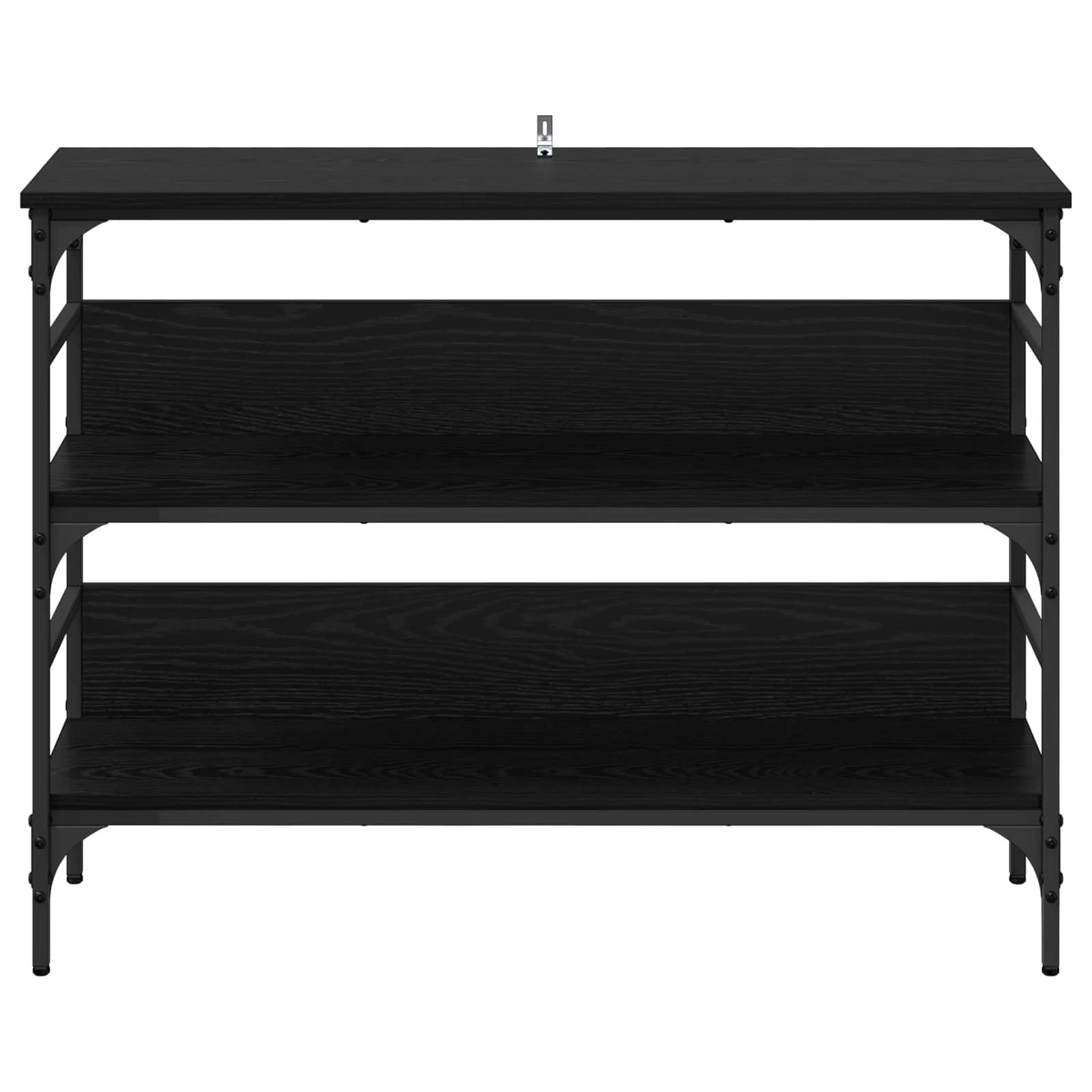 Konzolna miza Črni hrast 100 x 32 x 75 cm Inženirski les - slika 5