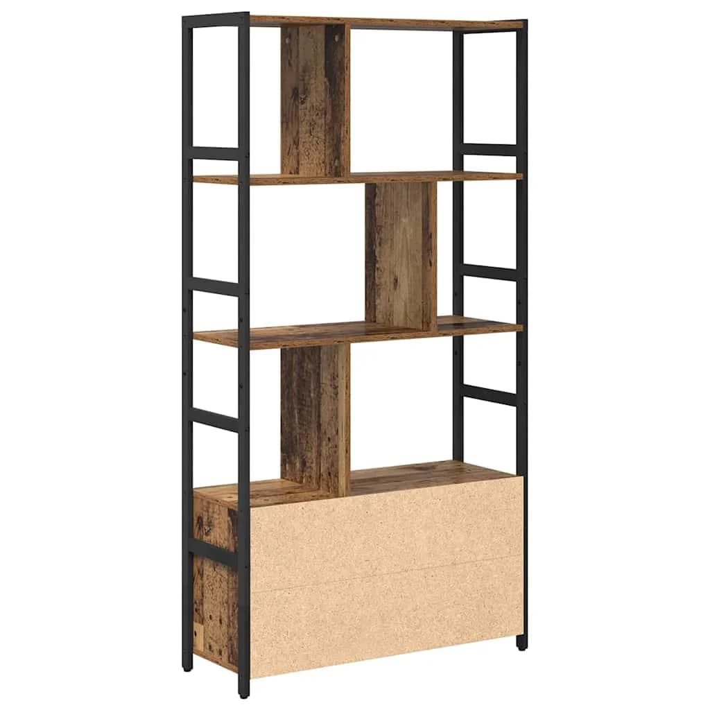 Knjižna polica 80 x 30 x 155,5 cm Inženirski les Star les - slika 8