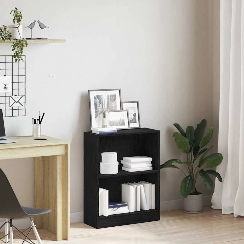 Knjigovni omar 60 x 24 x 76 cm Inženirski les Črna Orehovina