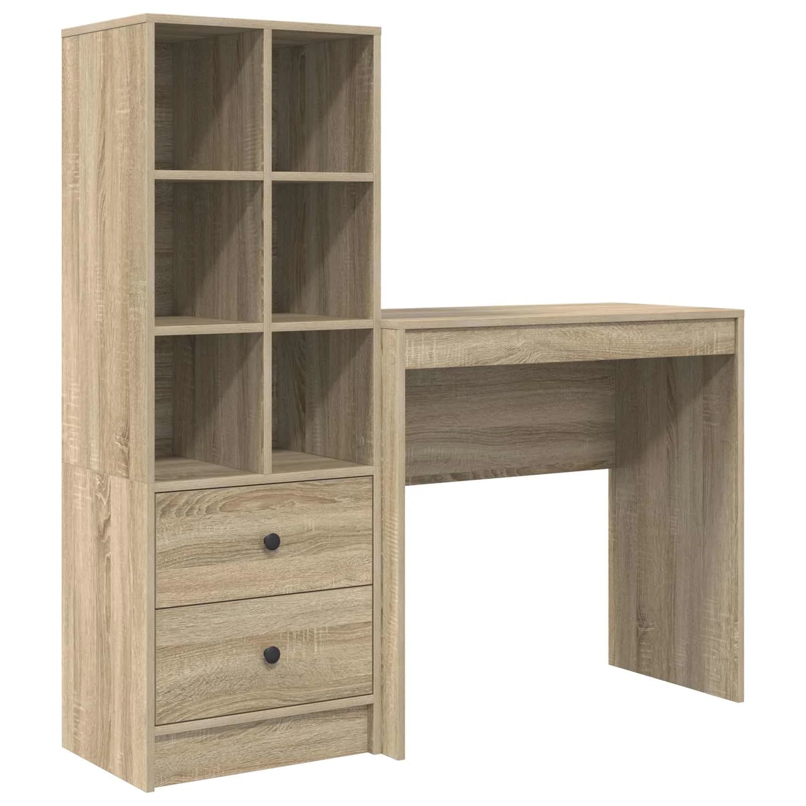 Miza Sonoma hrast 125,5 x 40 x 127 cm 2 kos - slika 2