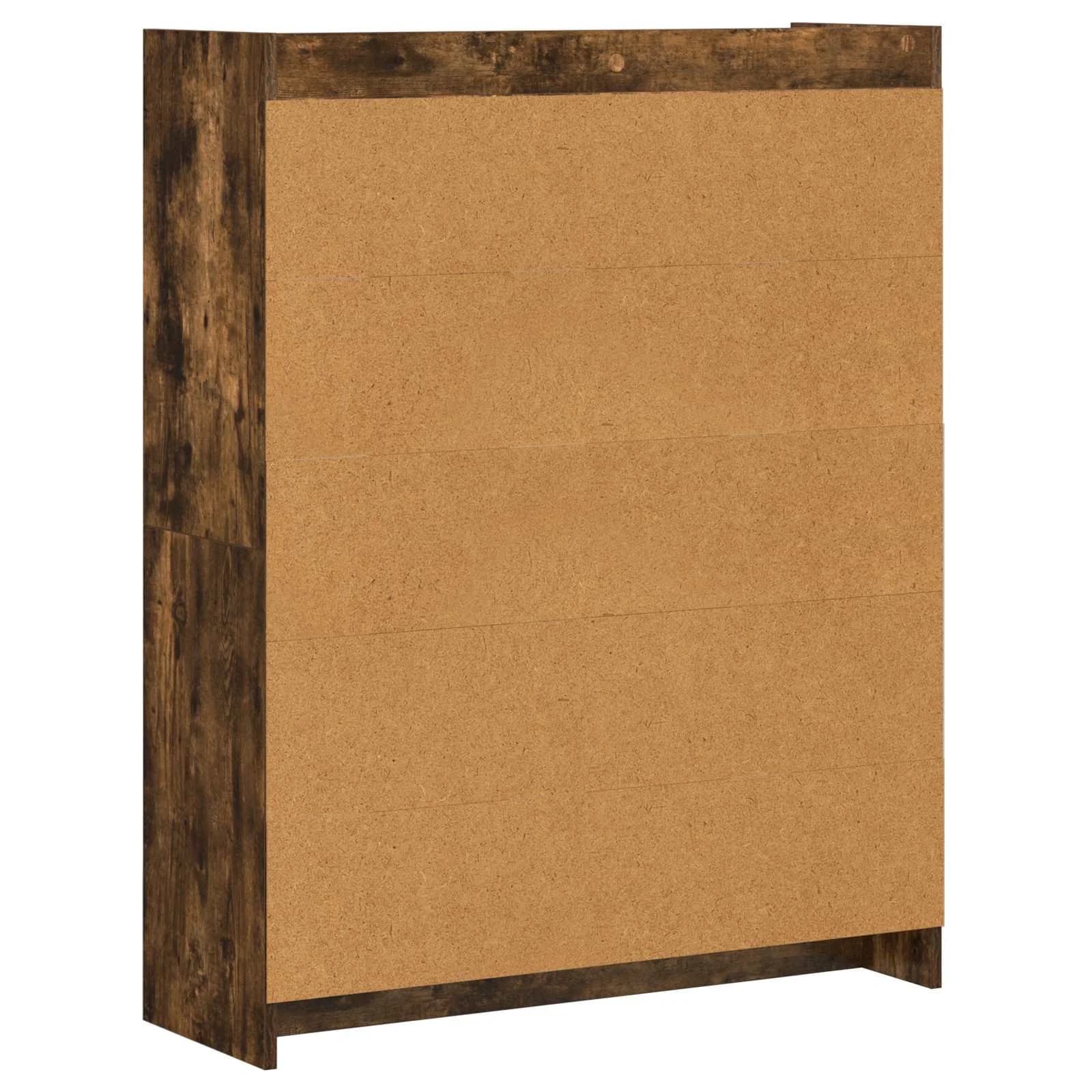Knjižna omara Dimljen hrast 87,5 x 30 x 111 cm Inženirski les - slika 6