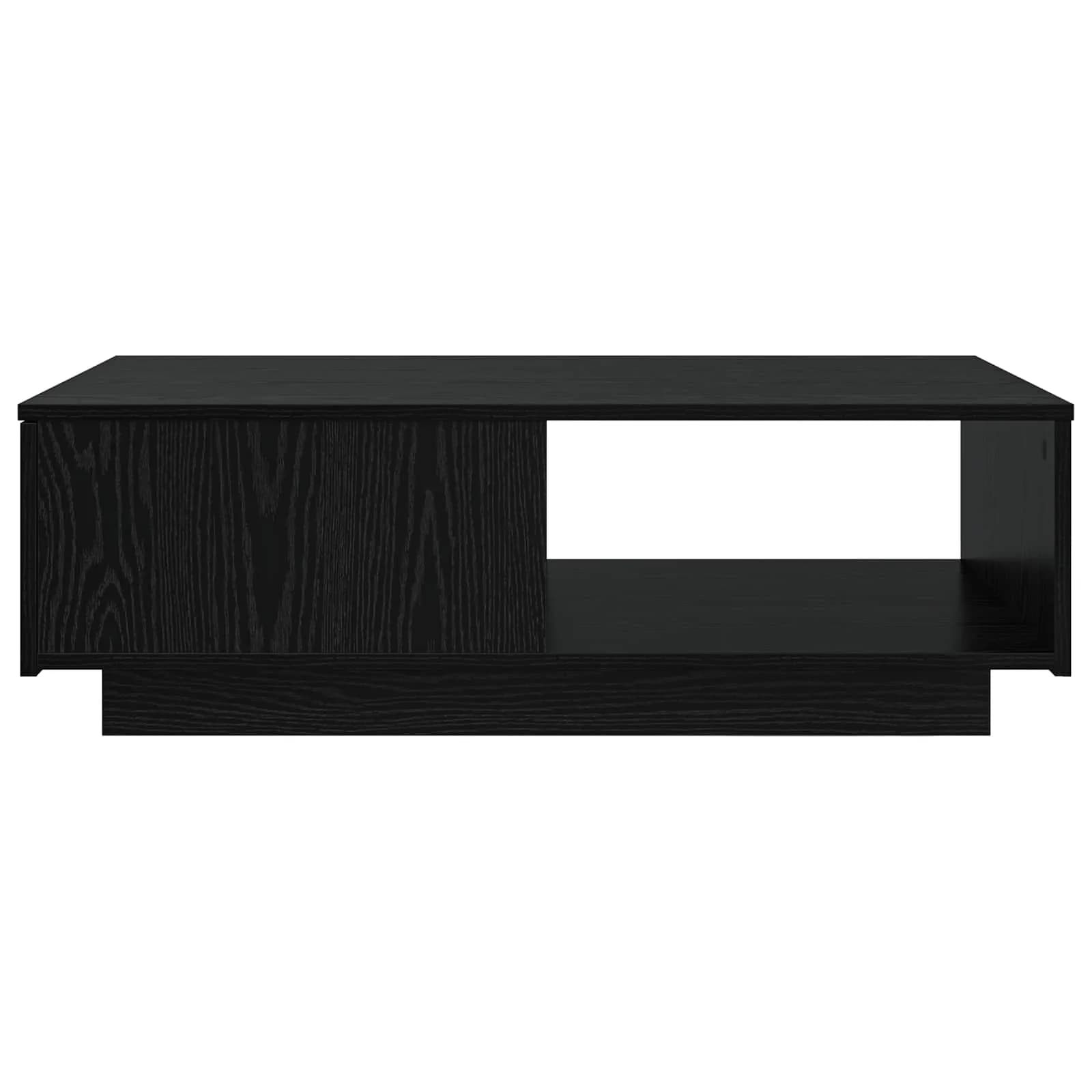 Klubska miza Črna Orehovina 95 x 55 x 31 cm Inženirski les - slika 6