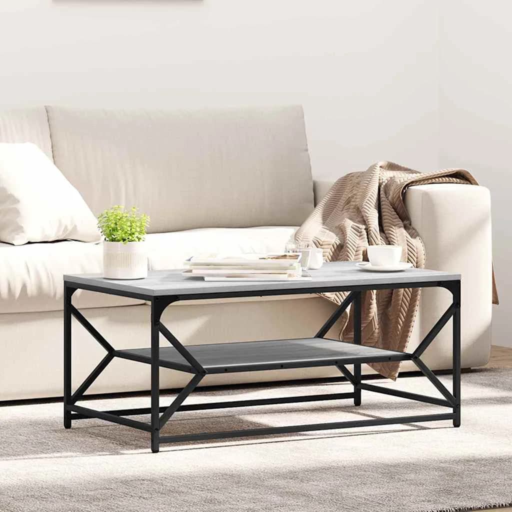 Klubska miza Siva Sonoma 90 x 50 x 40 cm