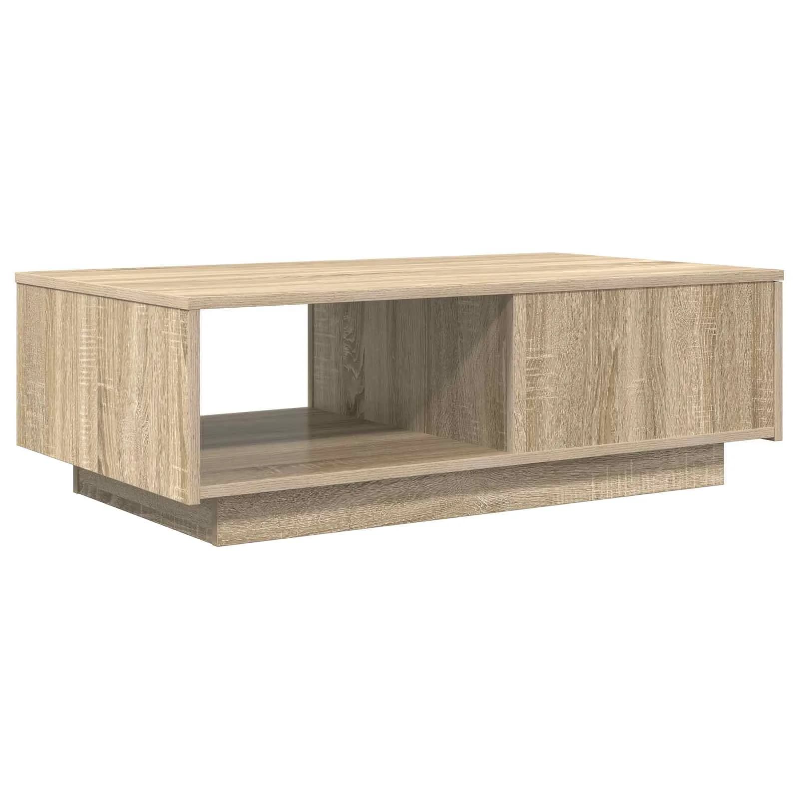 Klubska miza Sonoma hrast 95 x 55 x 31 cm Inženirski les - slika 8