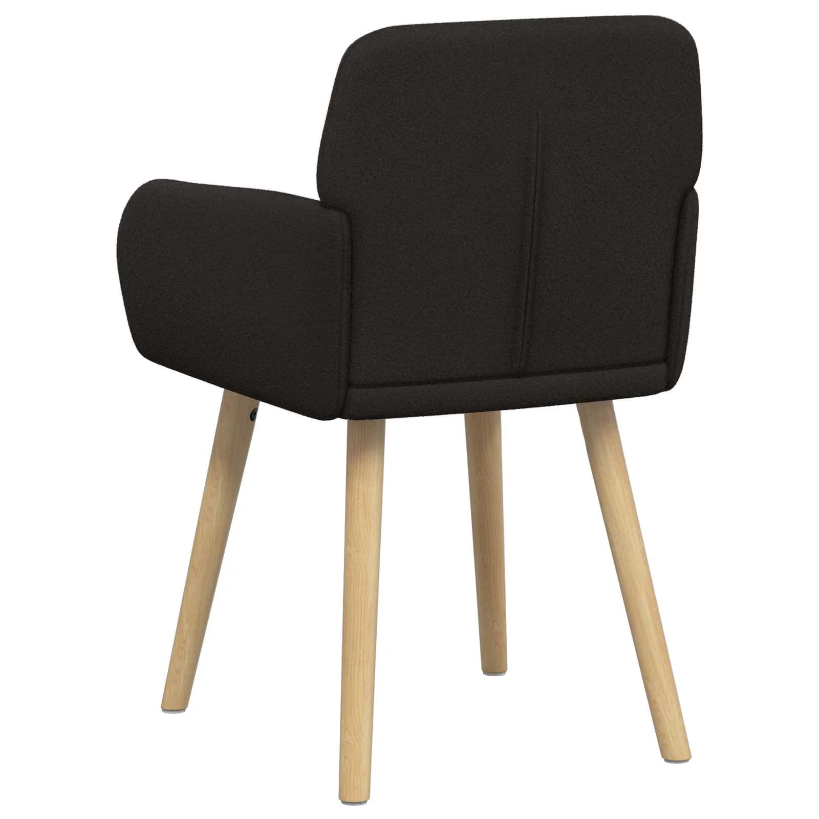 Jedilni stoli 2 kos Bouclé Črna 59 x 57 x 85 cm - slika 5