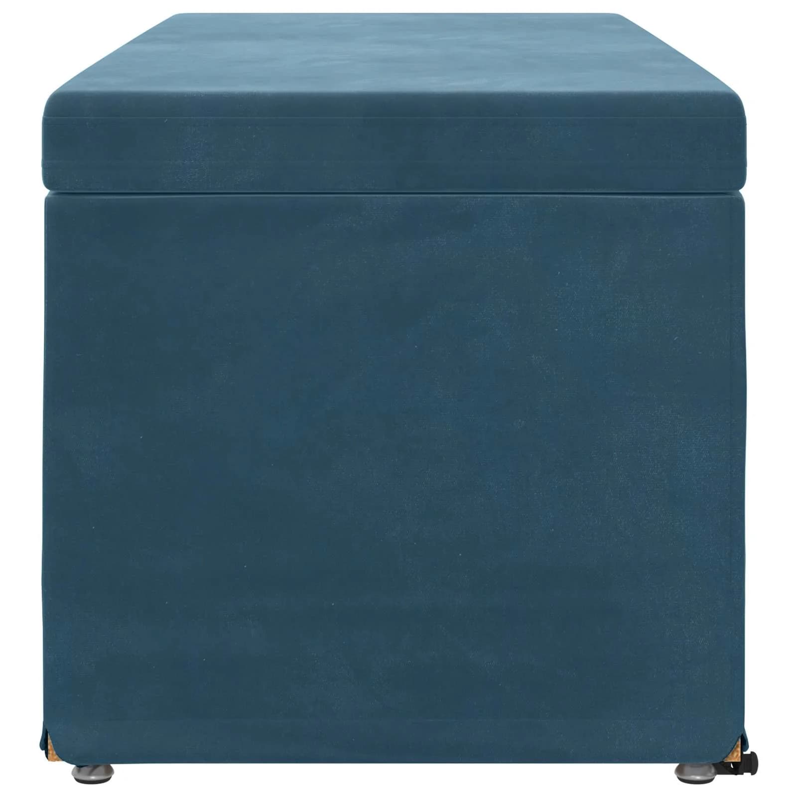 Stolica Modra 101 x 41 x 40 cm Samet in Umetno Leseno - slika 5
