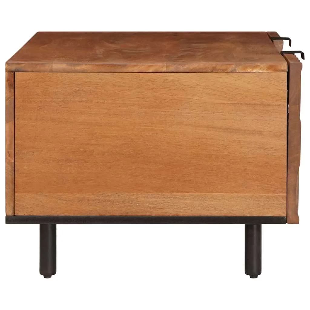 Klubska miza Rjava 100 x 54 x 40 cm Masiven les manga - slika 4
