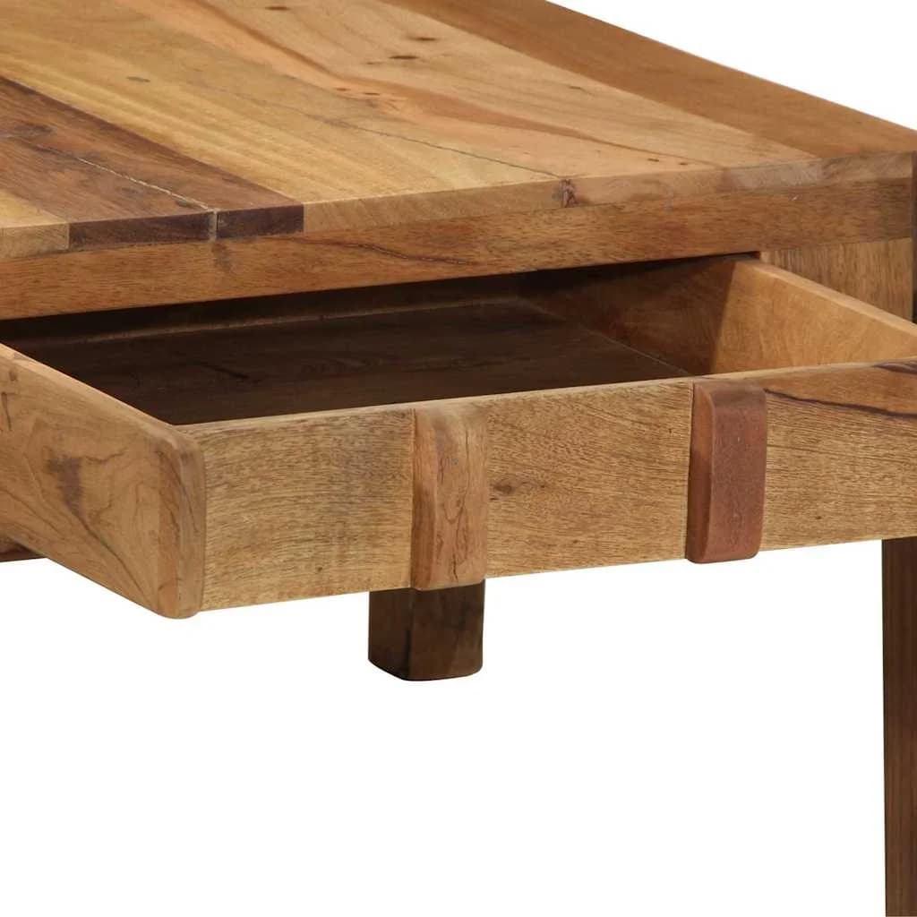 Klubska miza Rjava 110 x 54 x 35 cm Trdna obnovljena les - slika 9