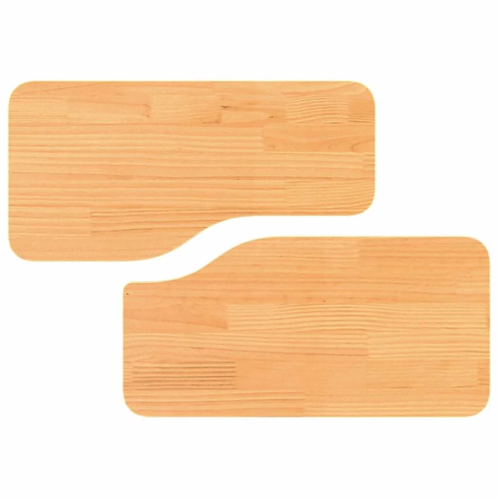 Klubska miza 2 kos Voskast rjav 100 x 69 x 35,5 cm - slika 12
