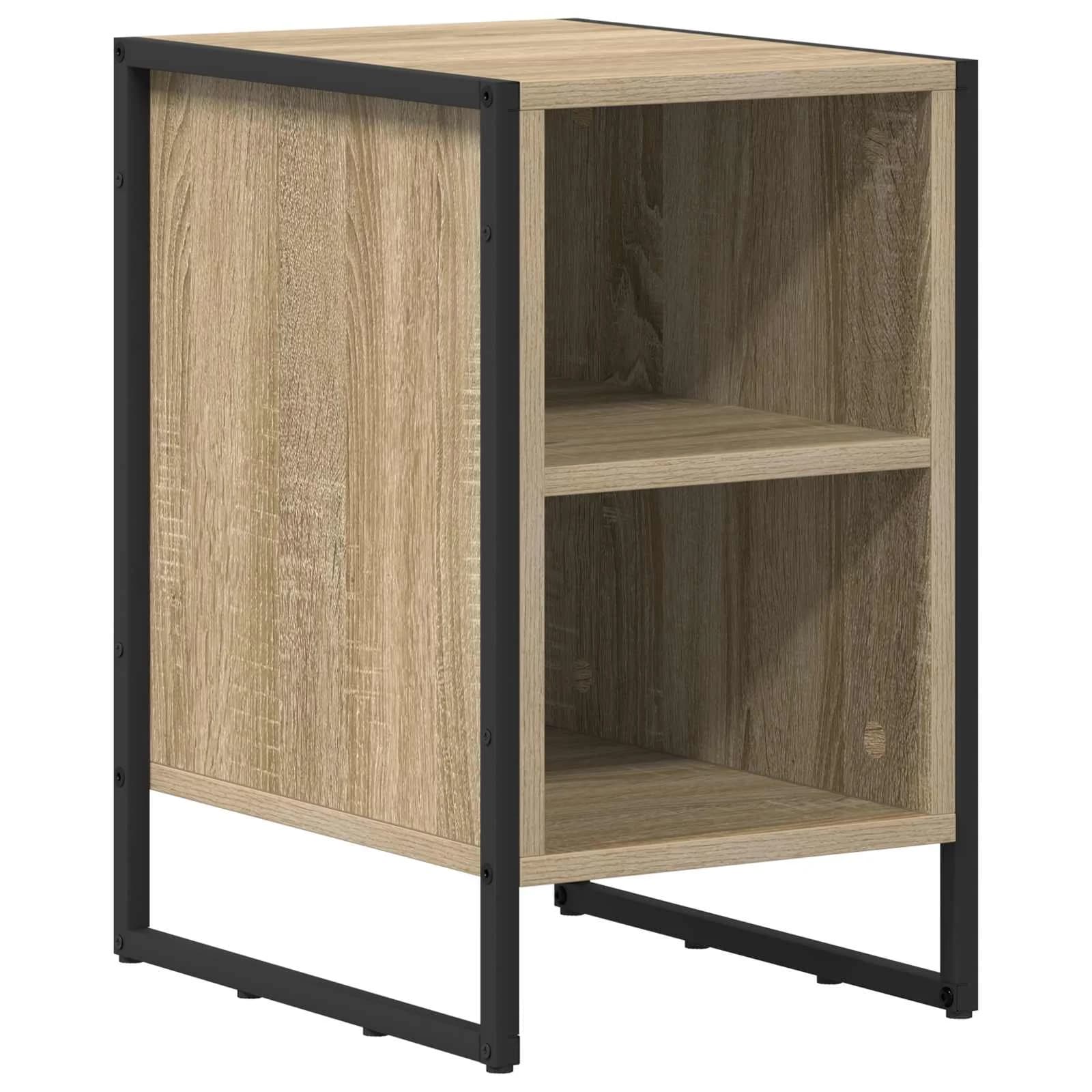 Nočna omarica 2 kos Sonoma 39,5 x 30 x 50 cm Inženirski les - slika 5