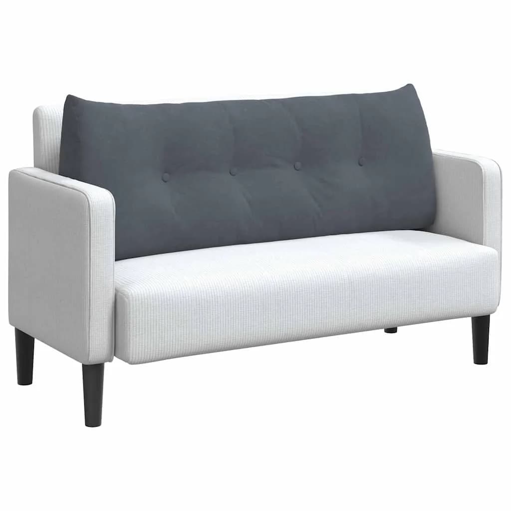 Poglavni vzglavnik Temno siva 120 x 24 x 50 cm Žamet - slika 3
