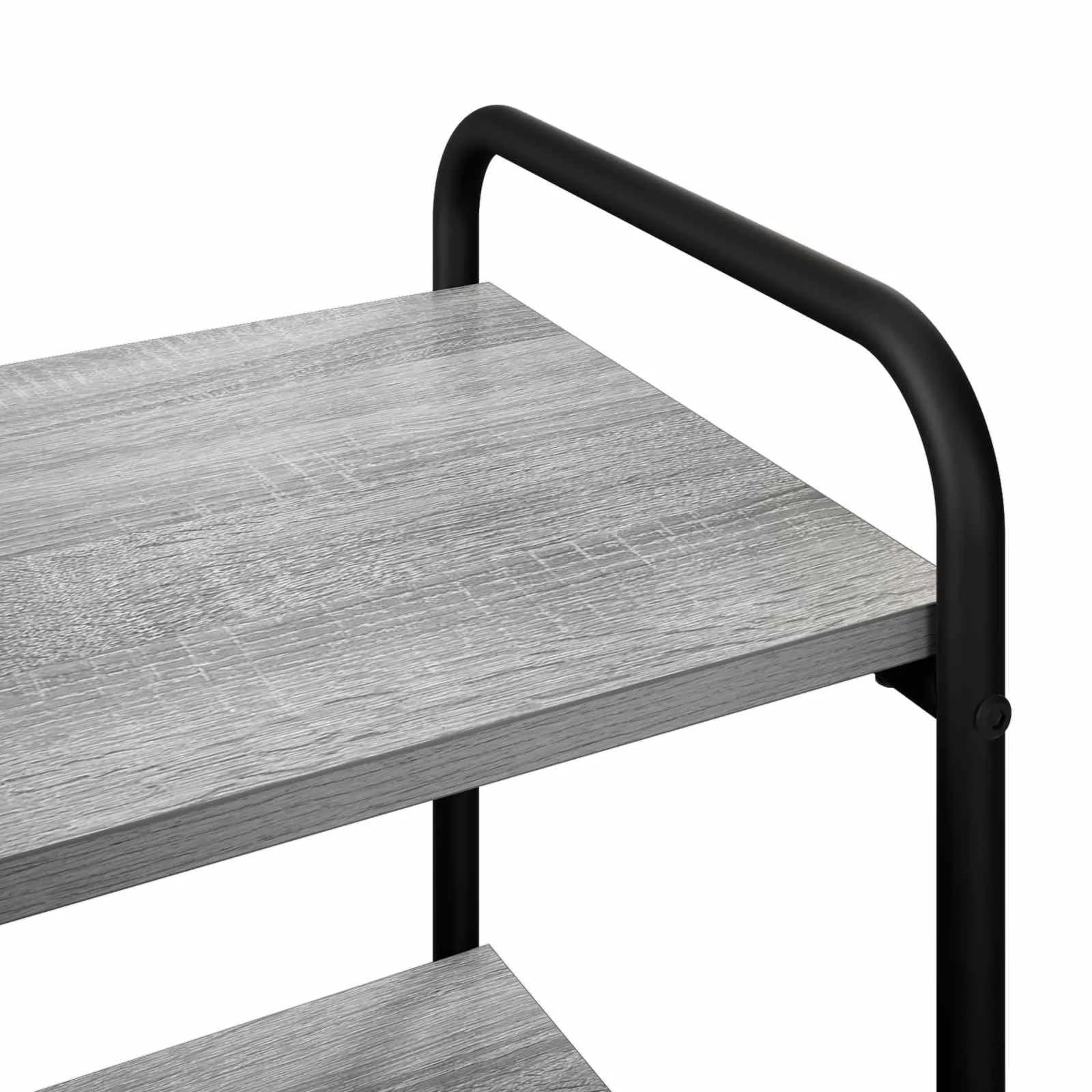Konzolna miza Siva Sonoma 80 x 35 x 75 cm Inženirski les - slika 6