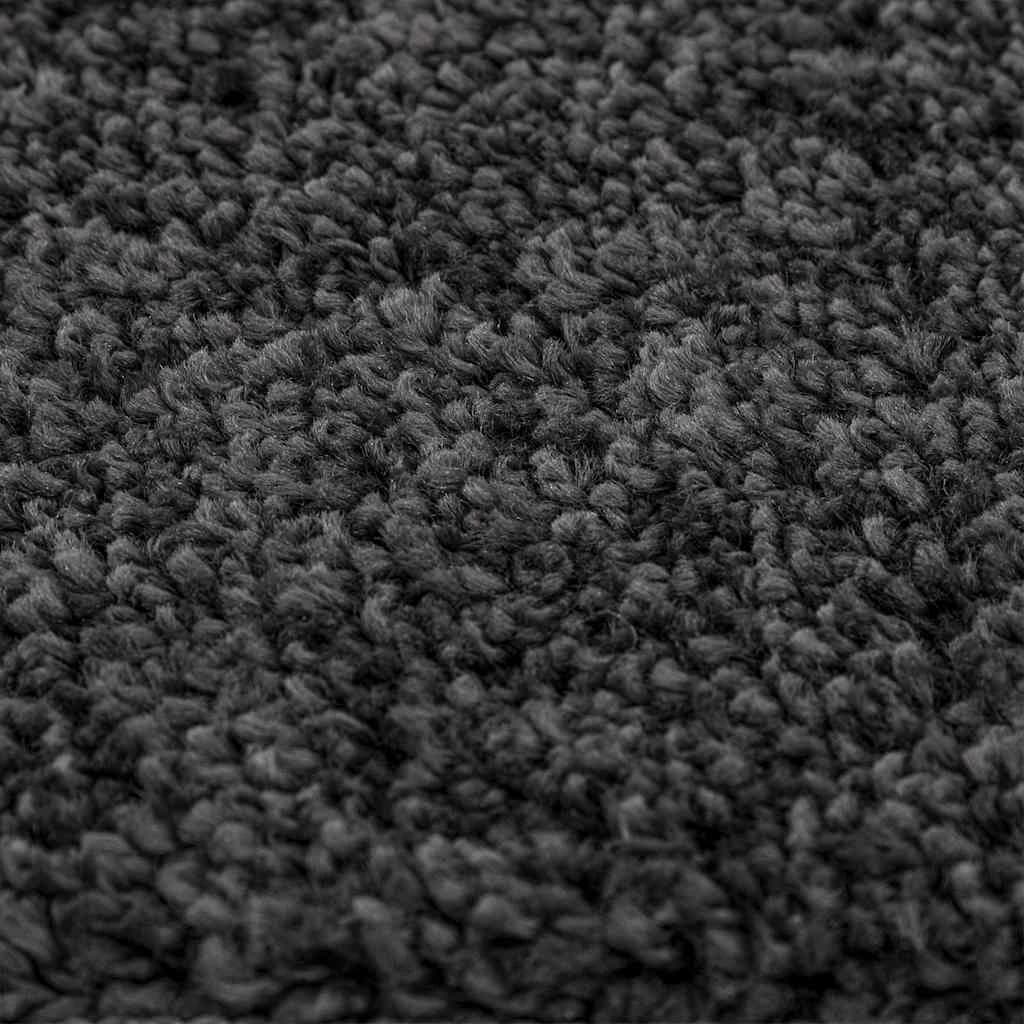 Antiskluzna Shaggy Preproga Temno siva 160 x 160 cm PP - slika 5