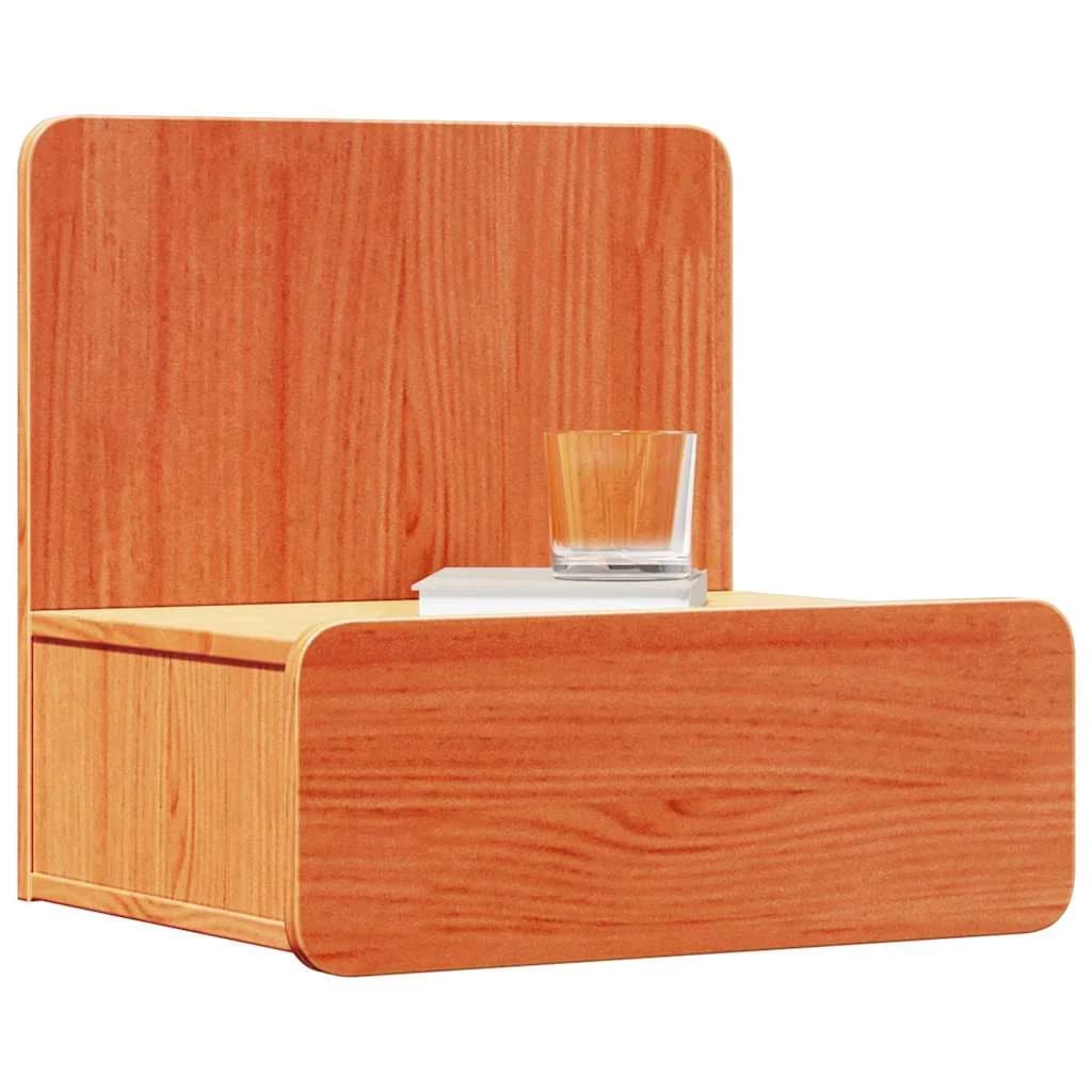 Nočna omarica 2 kos Voskast rjav 44 x 32,5 x 40 cm - slika 3