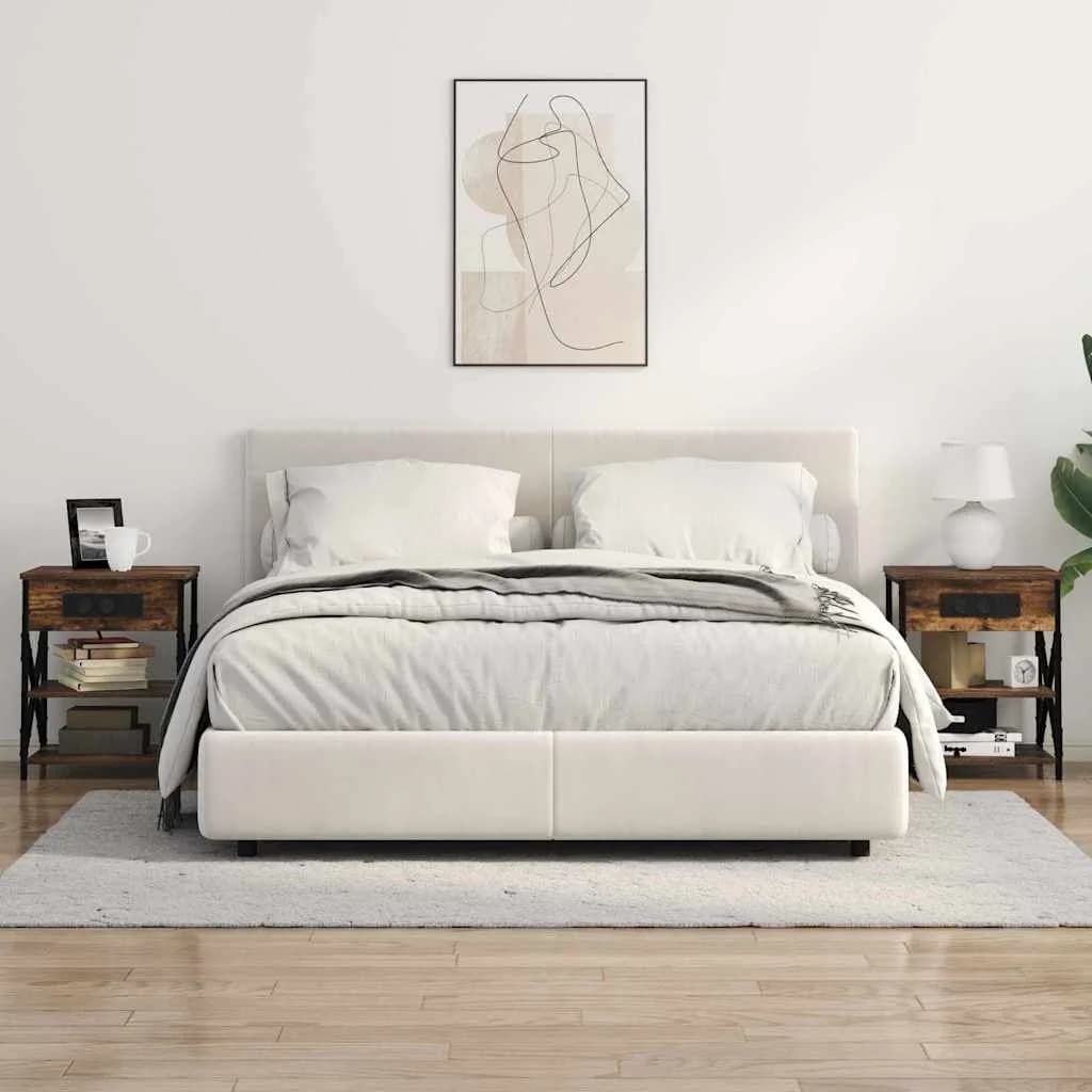 Nočna omarica Dimljeni oreh 41 x 31 x 51 cm Inženirski les - slika 4