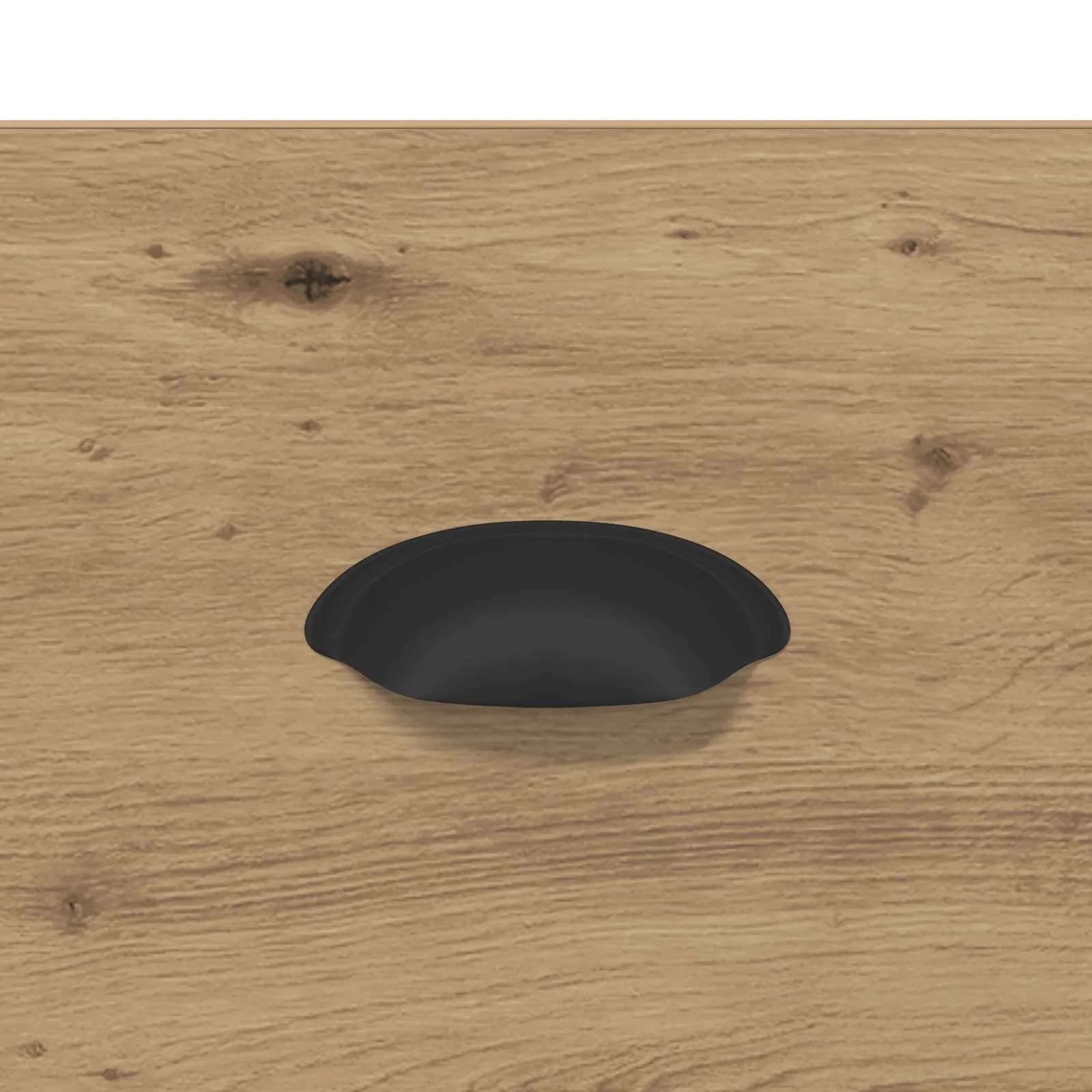 Nočna omarica 2 kos Umetni hrast 36 x 43 x 60 cm Inženirski les - slika 11