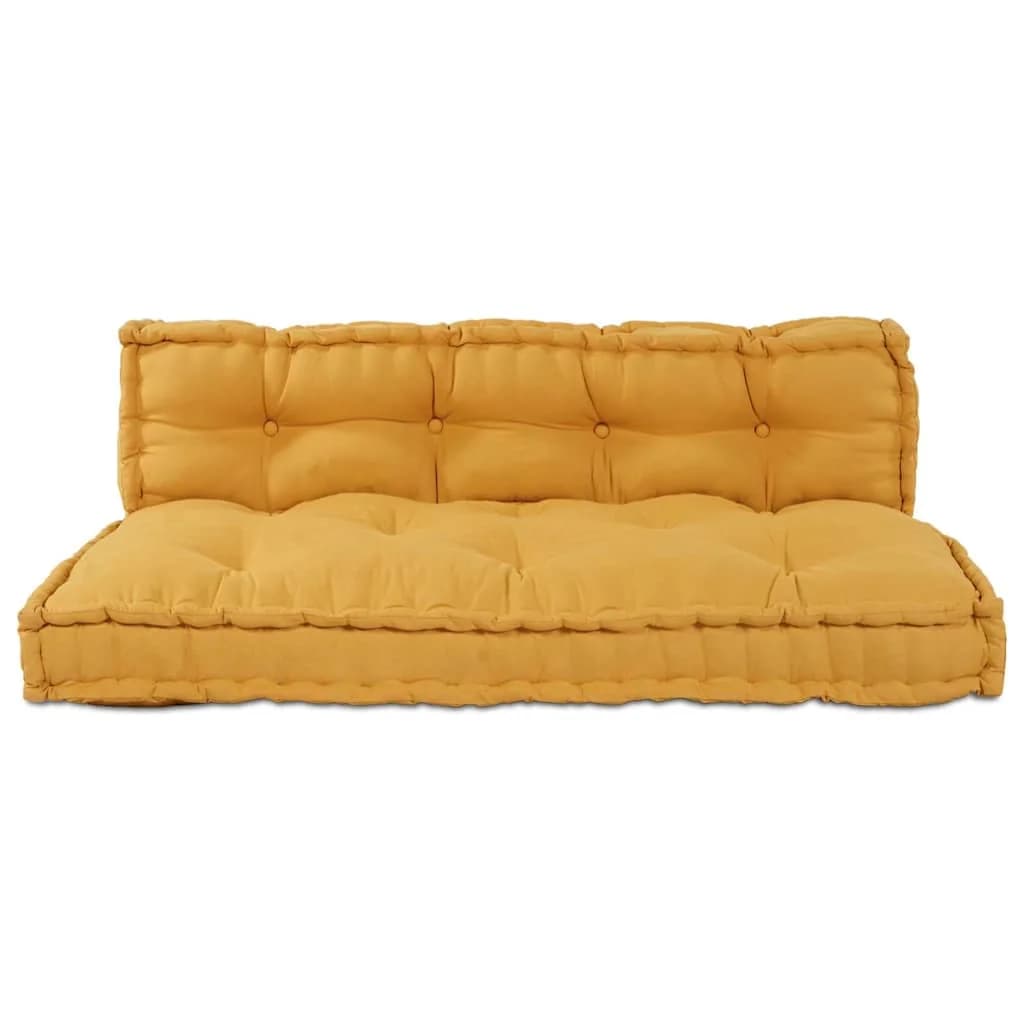 Blazina za paletni kafi 2 kos Blago Rumena 120 x 80 x 38 cm - slika 4