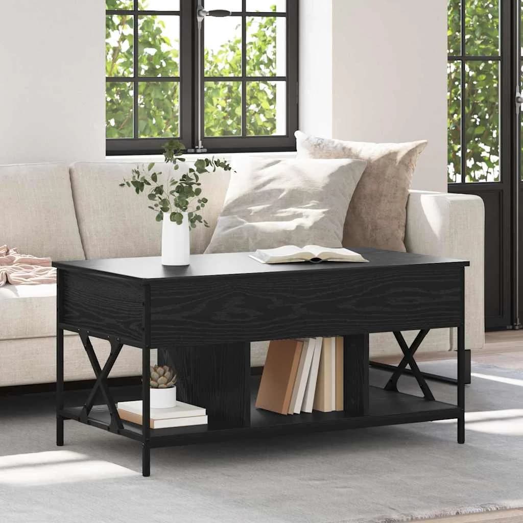 Klubska miza Črna Orehovina 100 x 55 x 48.5 cm Inženirski les
