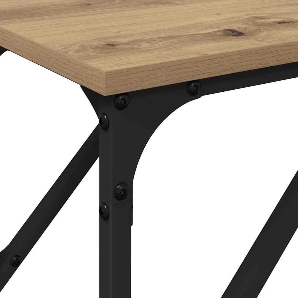 Konzolna miza artisan hrast 200 x 29 x 75 cm - slika 8