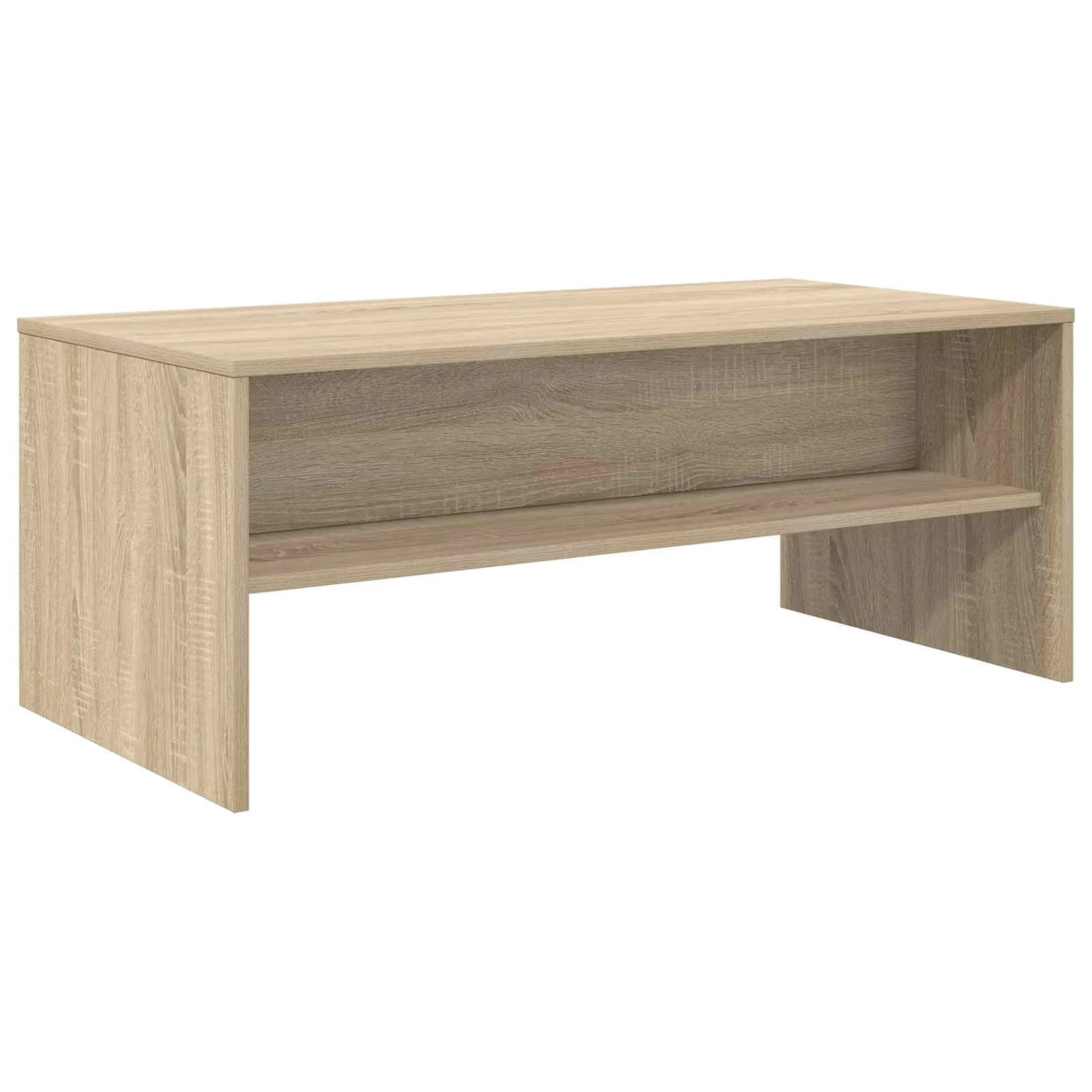 Klubska miza Sonoma hrast 100 x 50 x 40 cm Inženirski les - slika 7