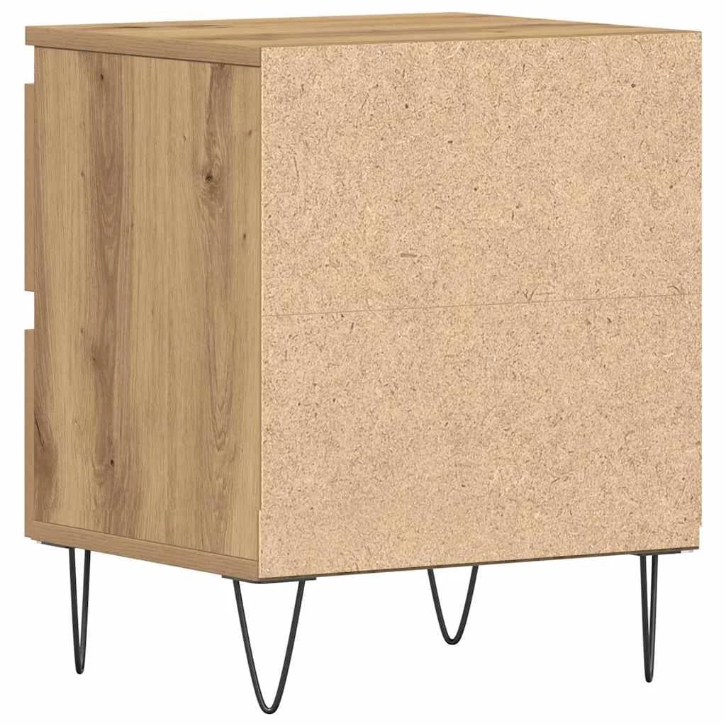 Nočna omarica artisan hrast 40 x 35 x 50 cm Inženirski les - slika 8