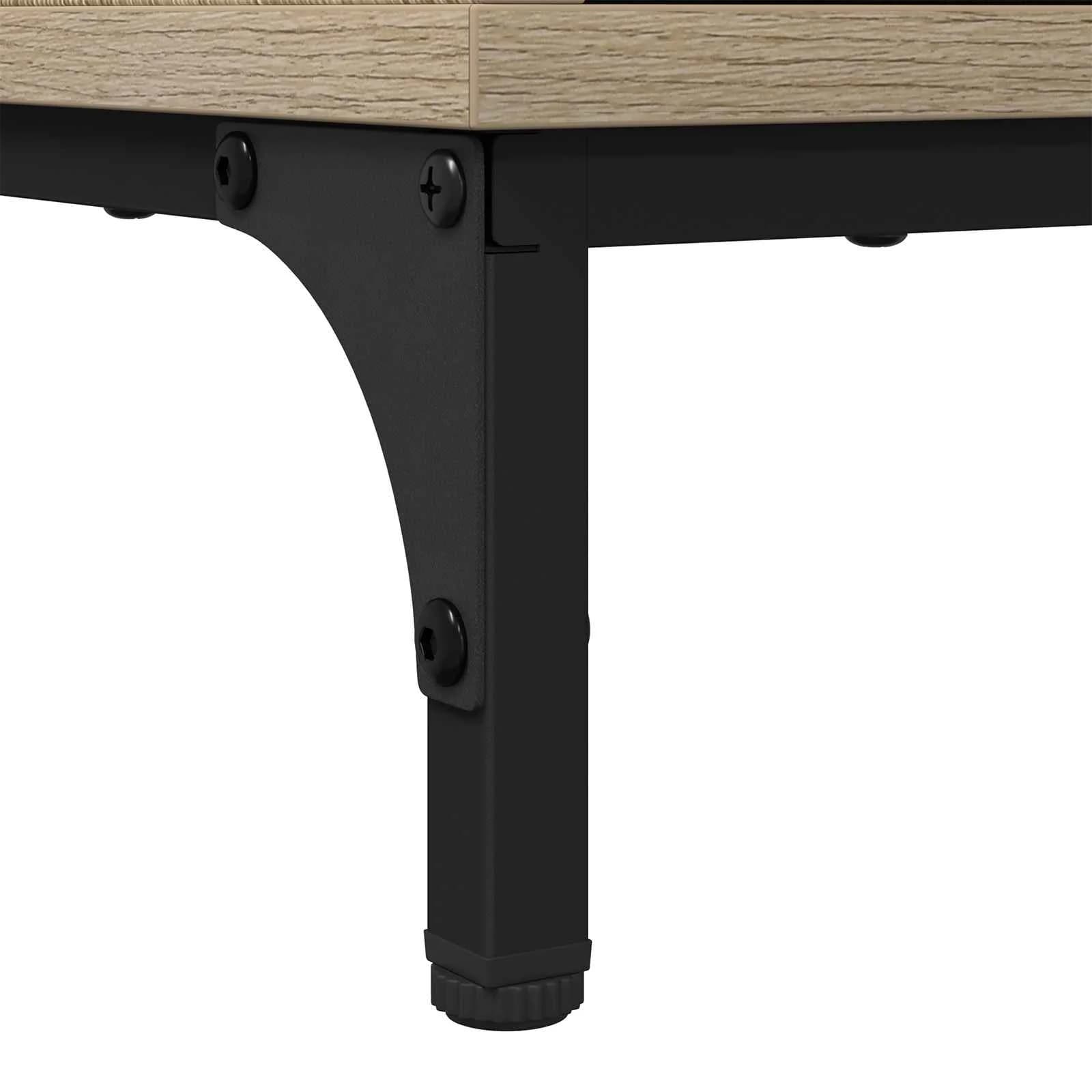 Klubska miza Sonoma hrast 90 x 49 x 46 cm Inženirski les - slika 10