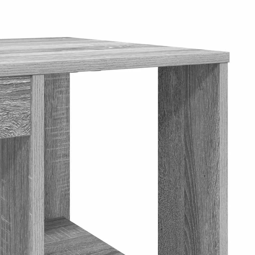 Miza Siva Sonoma Inženirski les 130 x 50.5 x 75 cm - slika 8