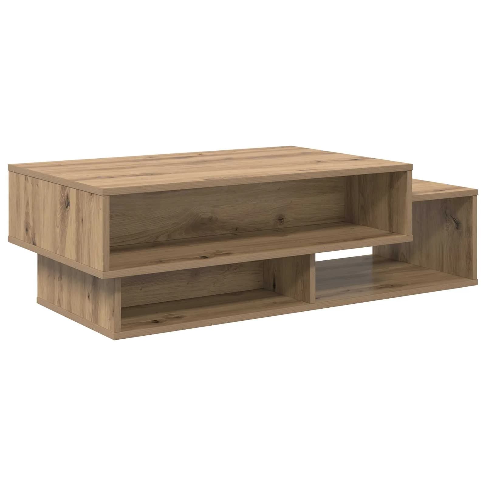 Klubska miza Umetni hrast 105 x 50 x 32,5 cm Inženirski les - slika 7