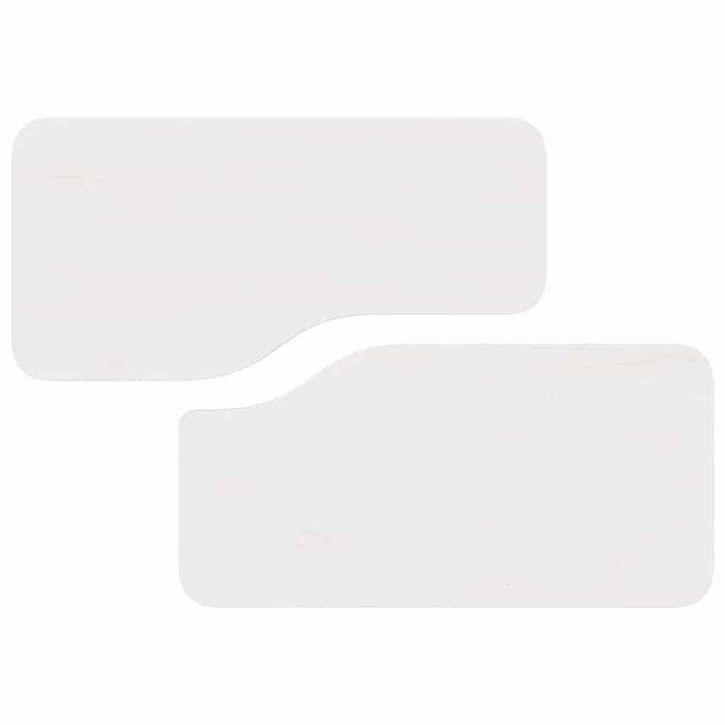 Klubska miza 2 kos Bela 100 x 69 x 35,5 cm Trdna borovina - slika 12