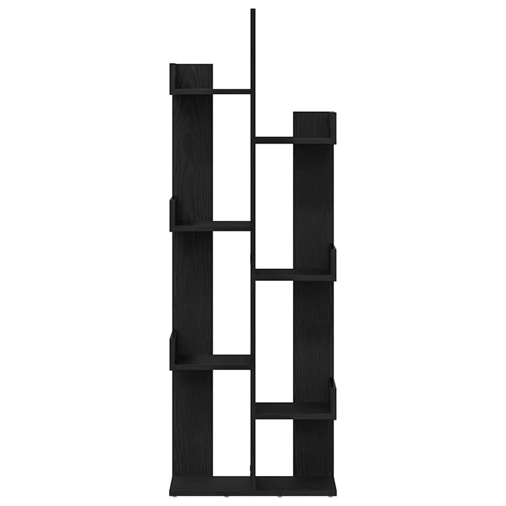 Knjižna omara 8 nivojev 48 x 25,5 x 140 cm Inženirski les - slika 6